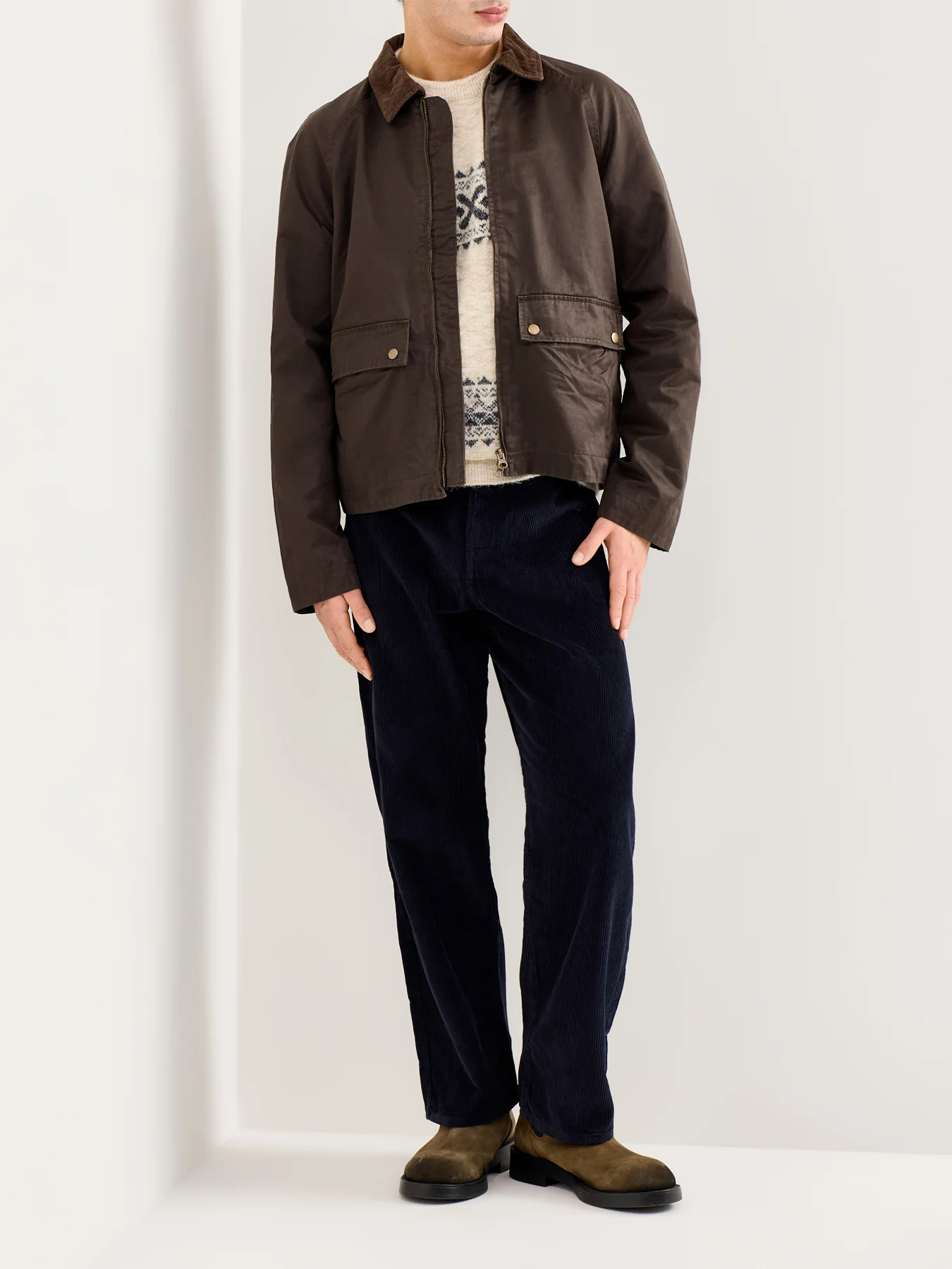 Bedford Waxed Jacket Brown - Image 2