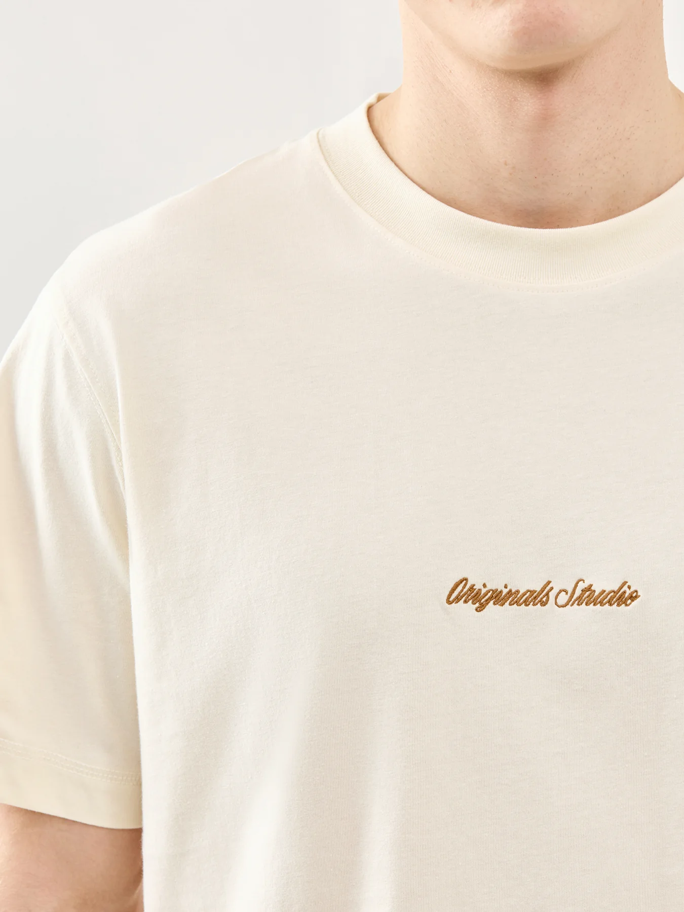 Jornorrebro Embroidered T-Shirt White - Image 3