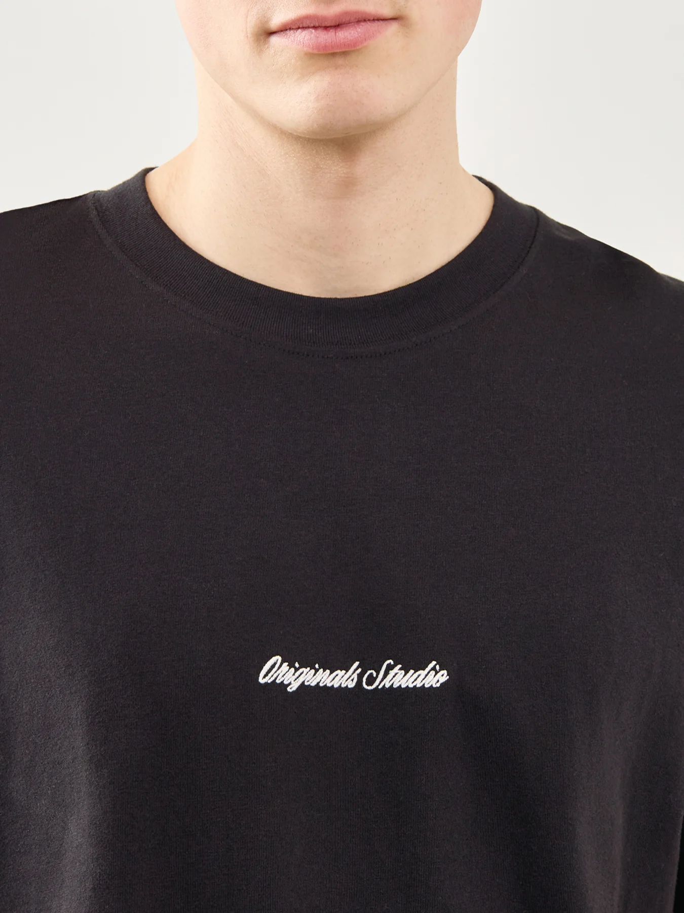 Jornorrebro Embroidered T-Shirt Black - Image 3
