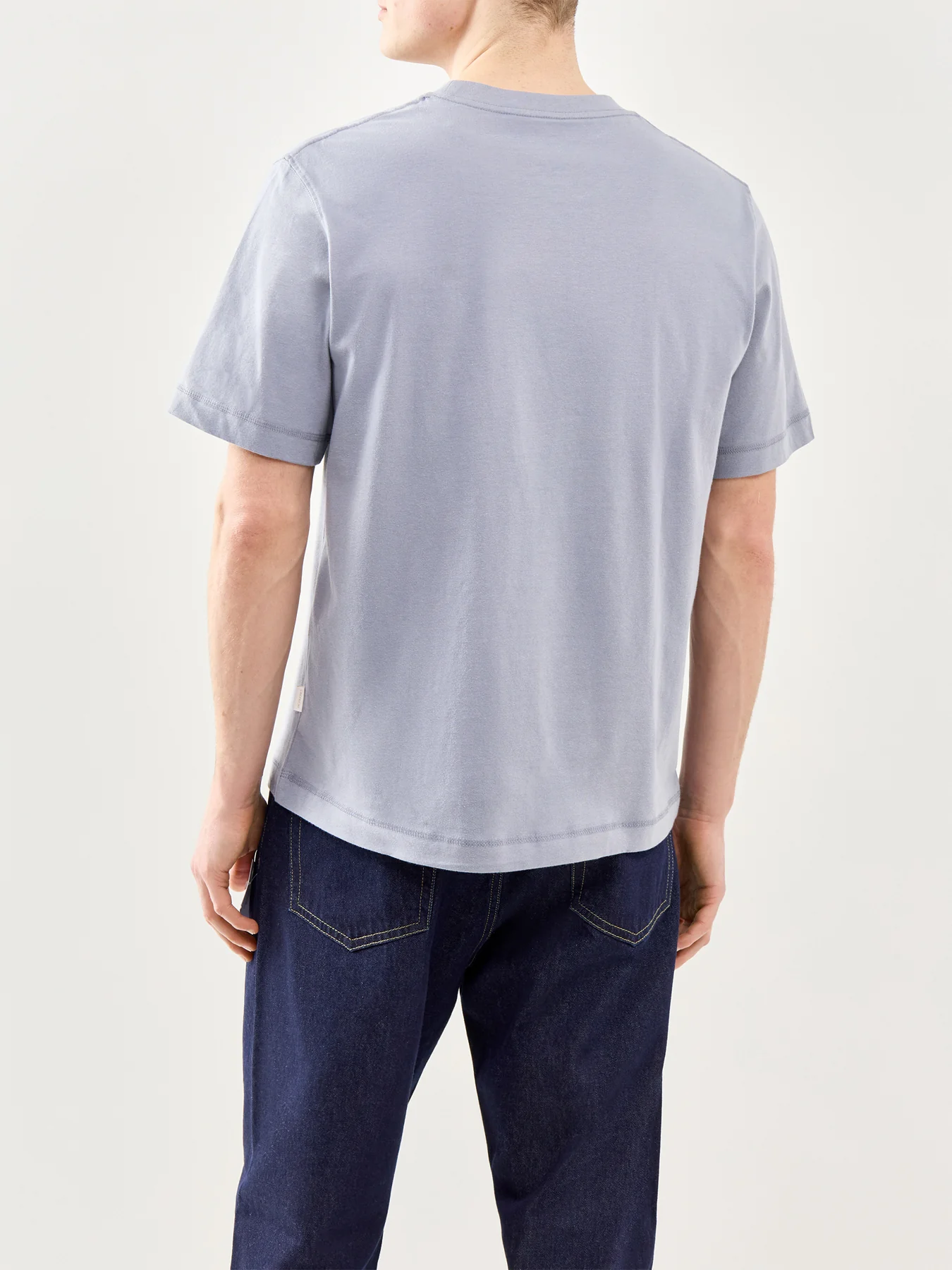 Jornorrebro Embroidered T-Shirt Blue - Image 5