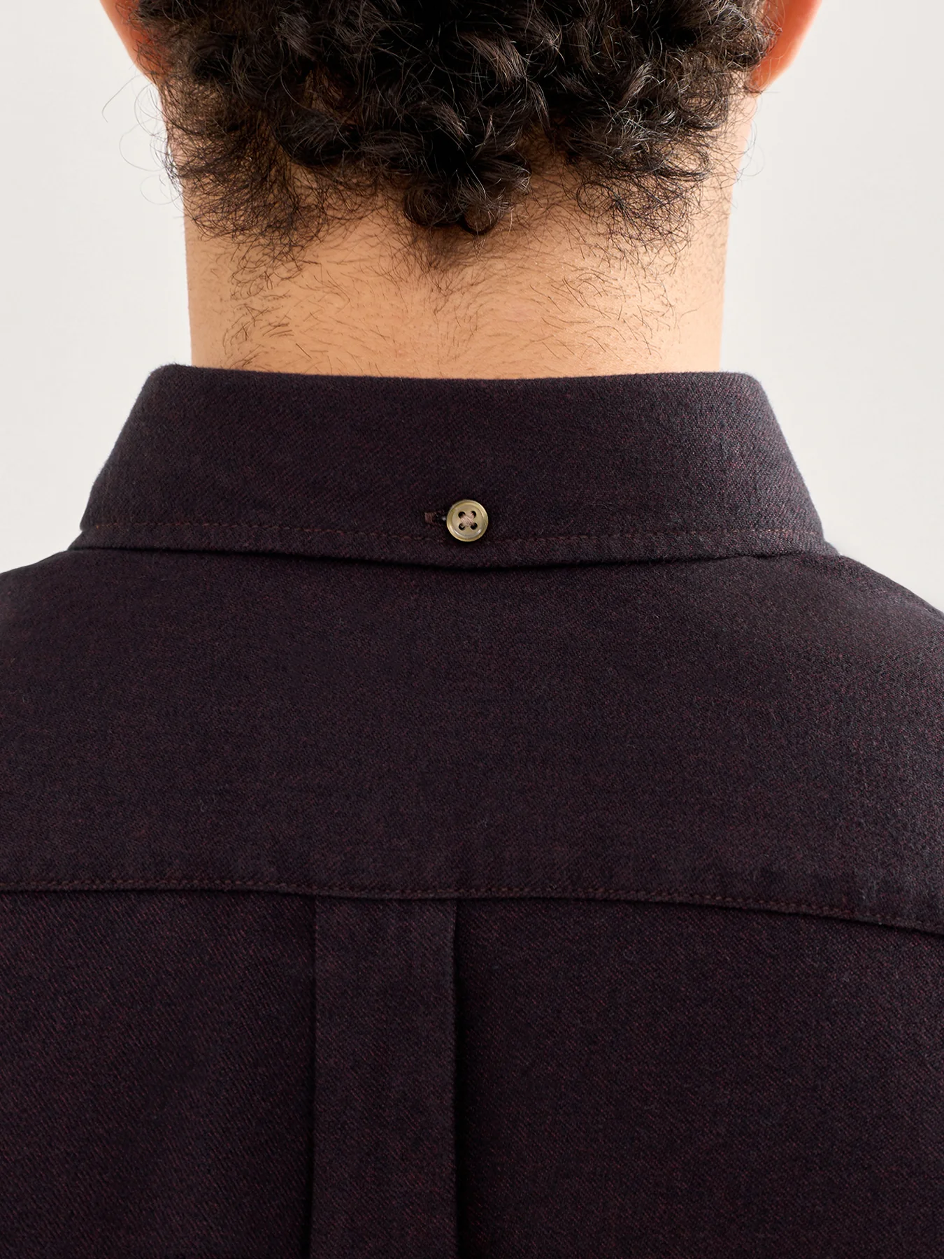 Flannel Christmas Shirt Burgundy - Image 3