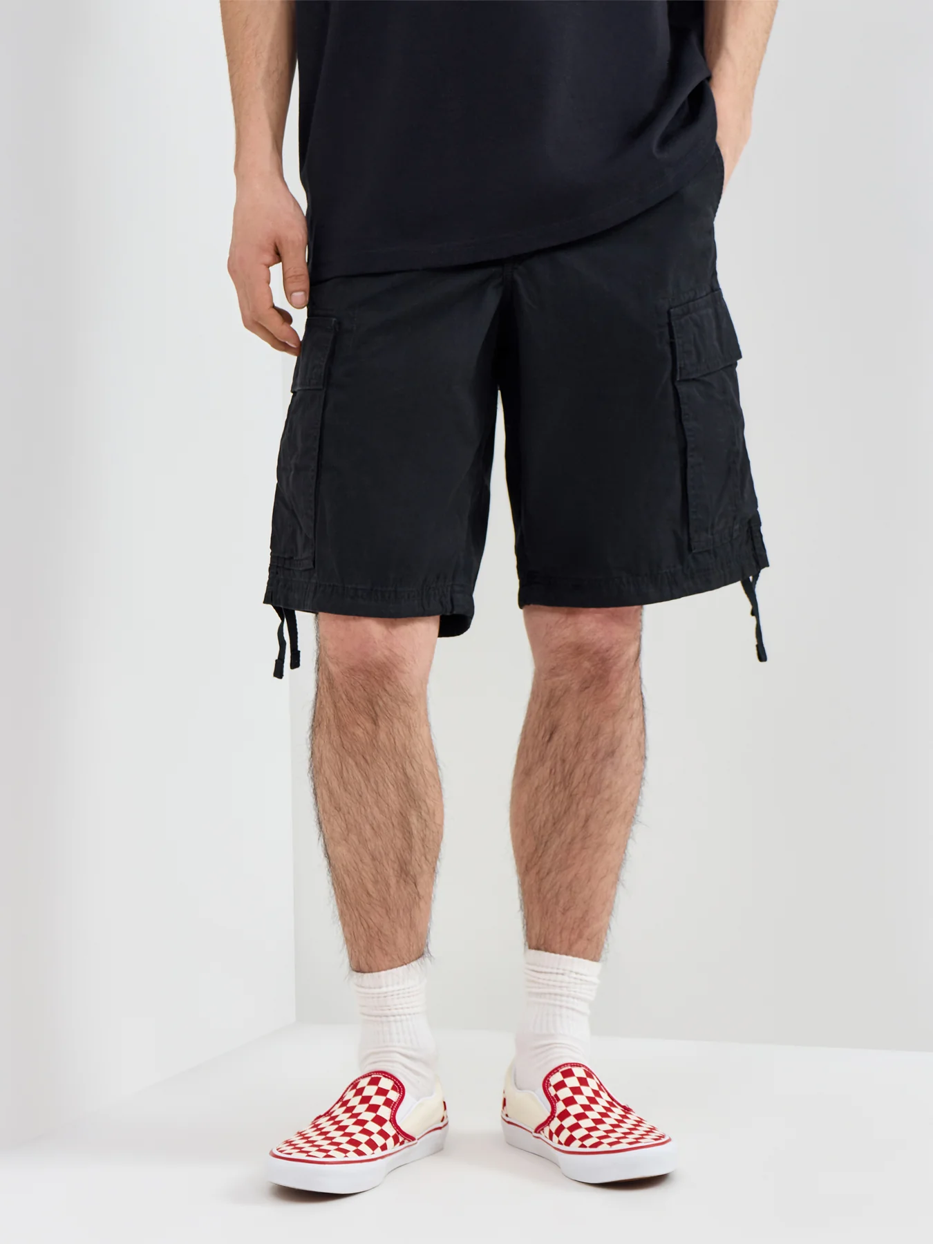 Cole Cargo Shorts Black - Image 4