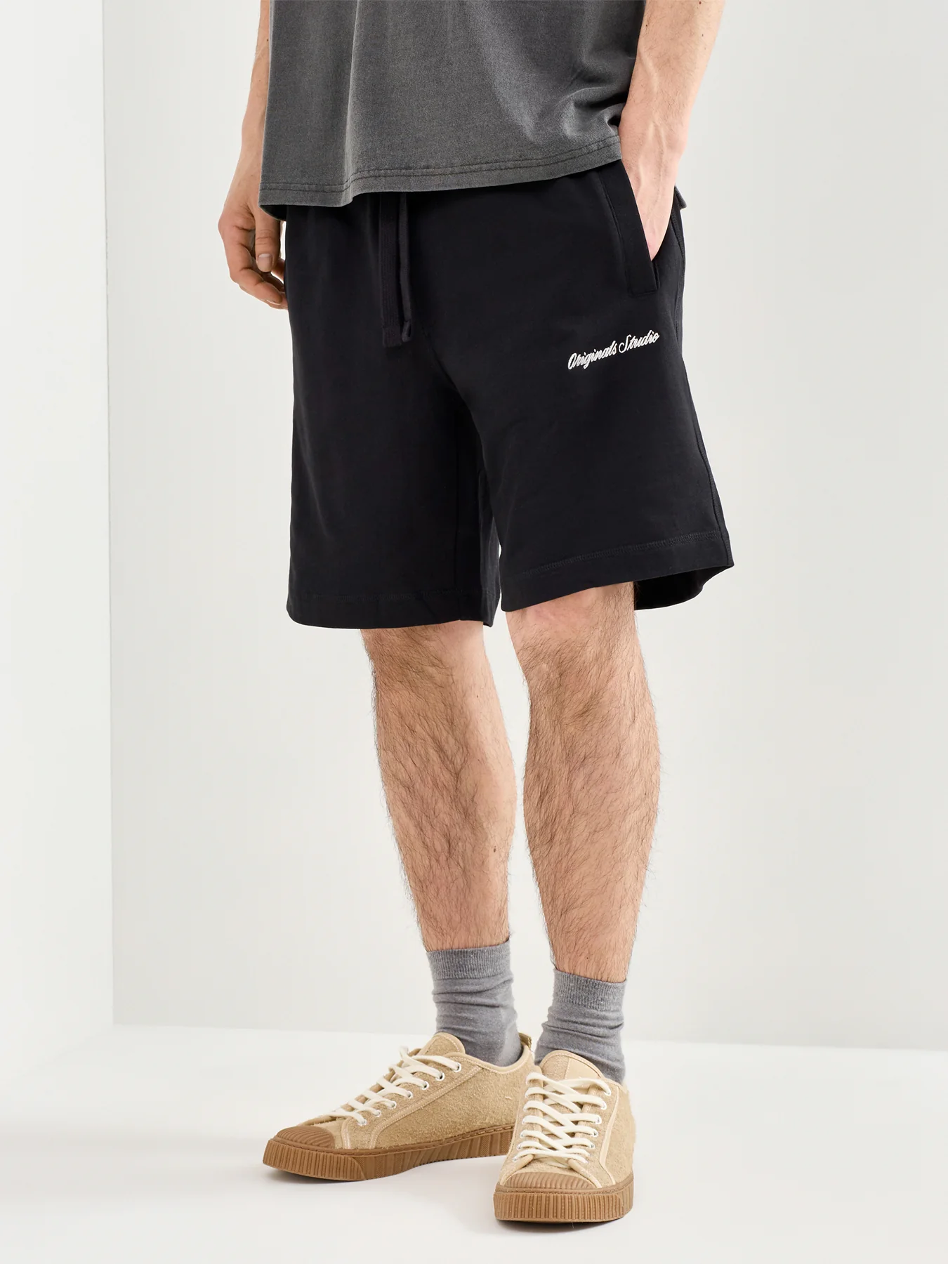Norrebro Sweat Shorts Black - Image 4