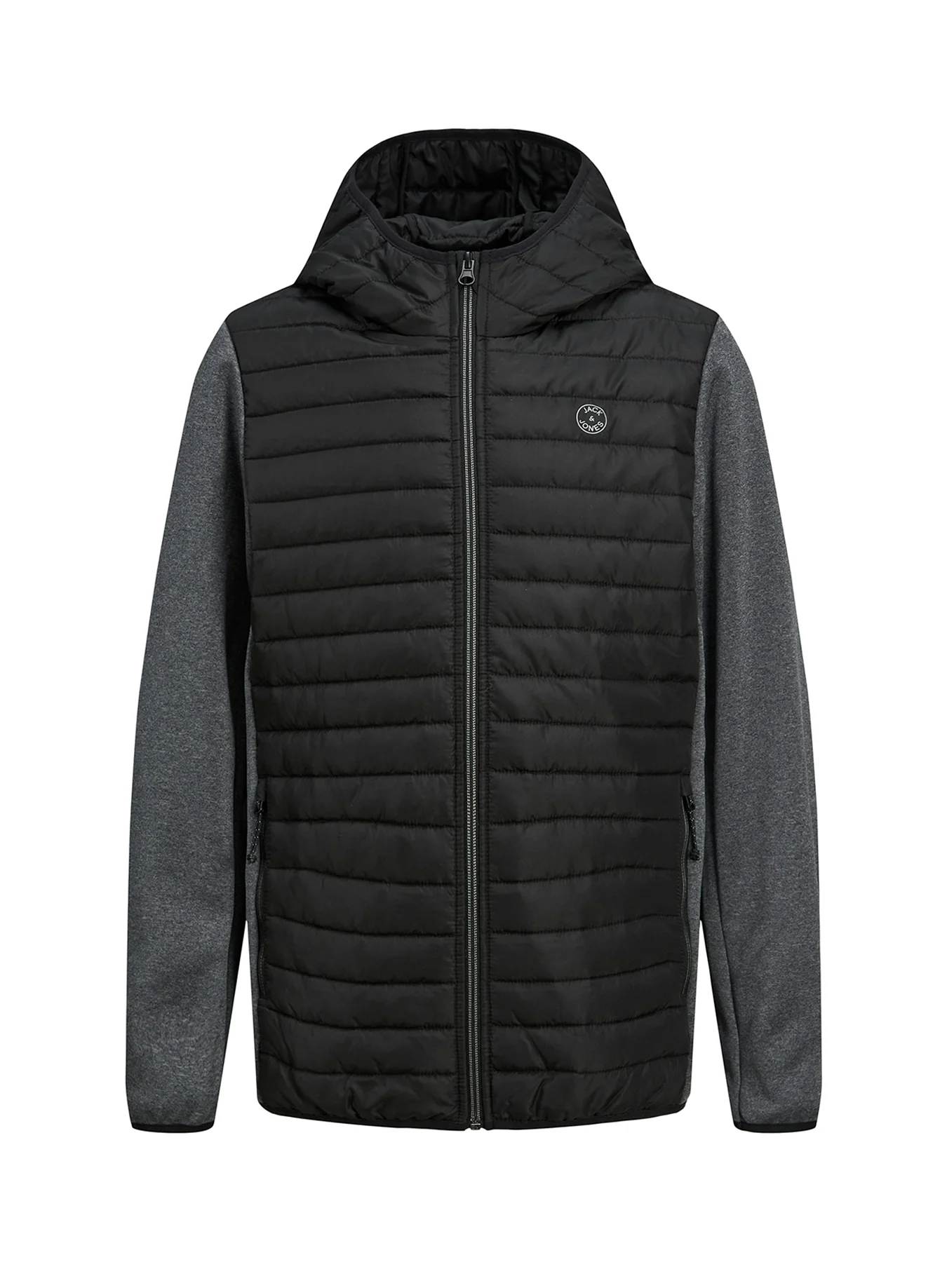 Kids’ Multi Quilted Jacket Black - Image 2