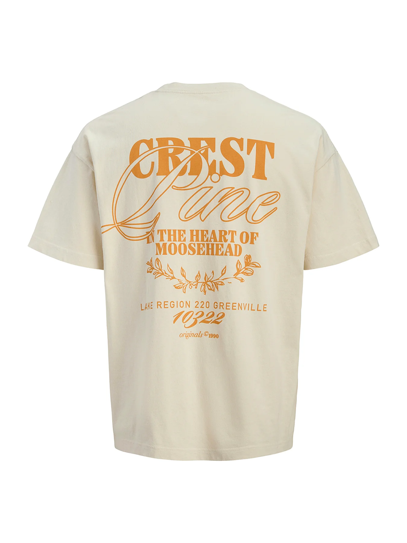 Kids' Maine Washed Graphic T-Shirt Cream - Image 2