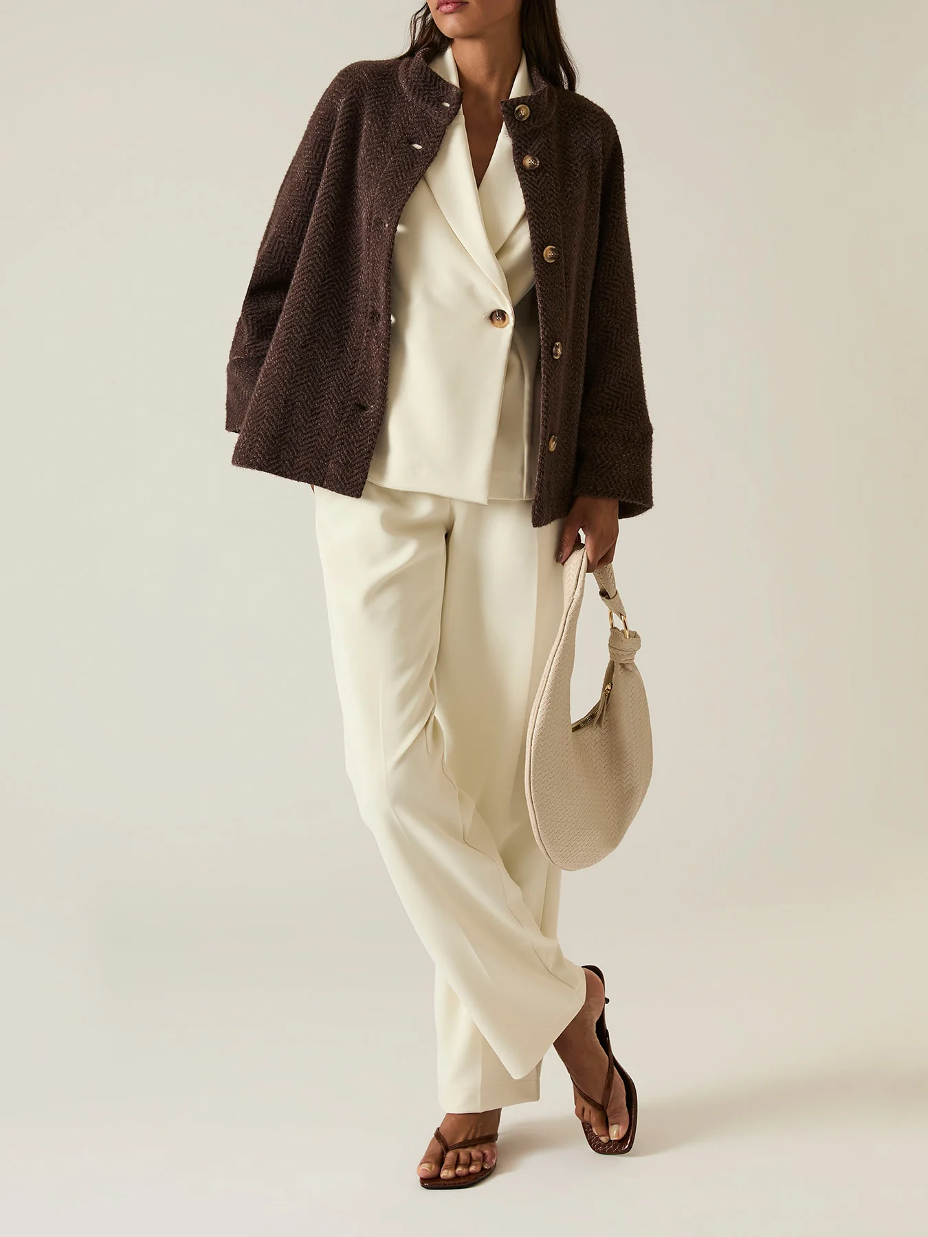 Batwing Jacket Brown - Image 2