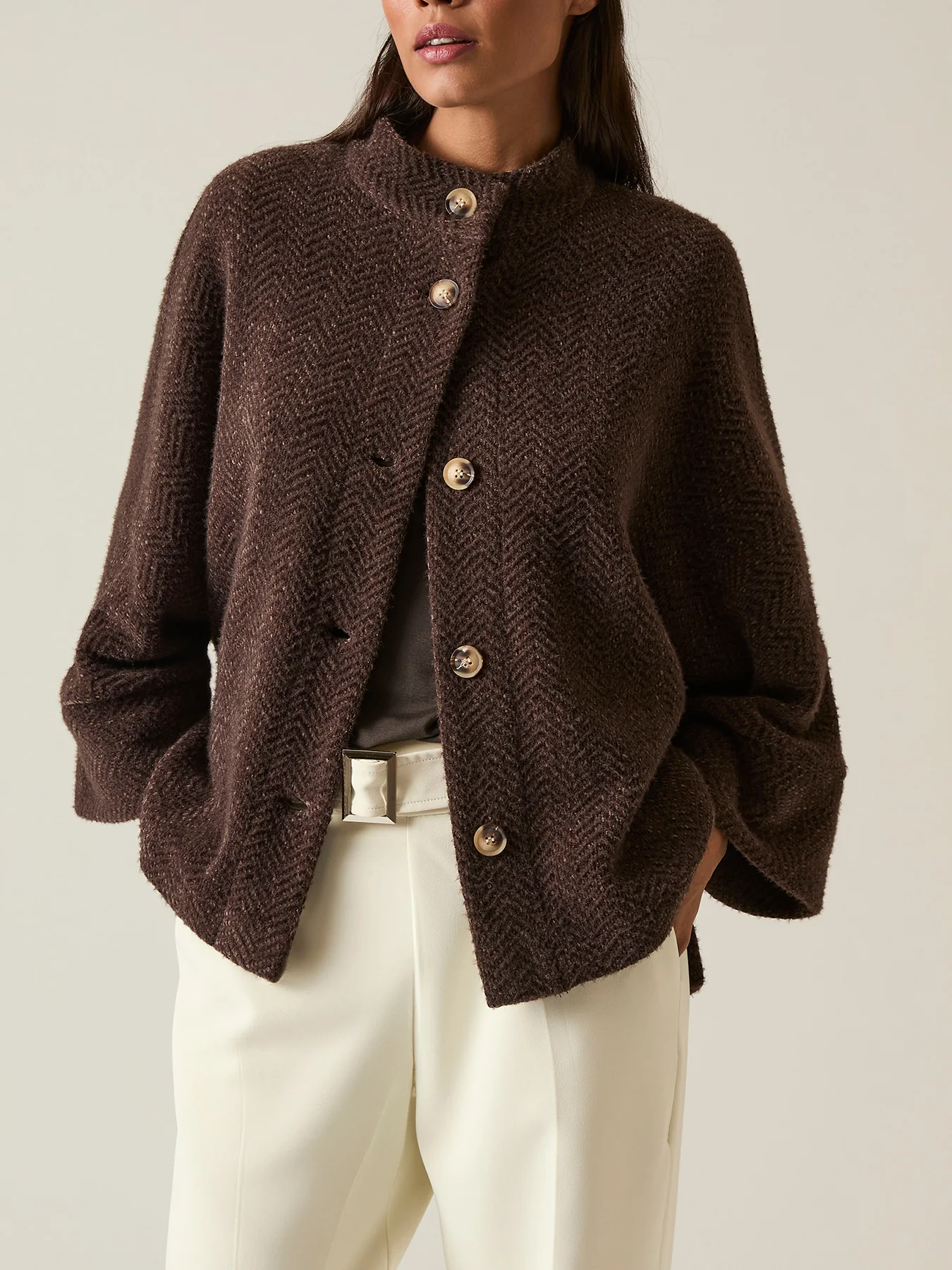 Batwing Jacket Brown - Image 5