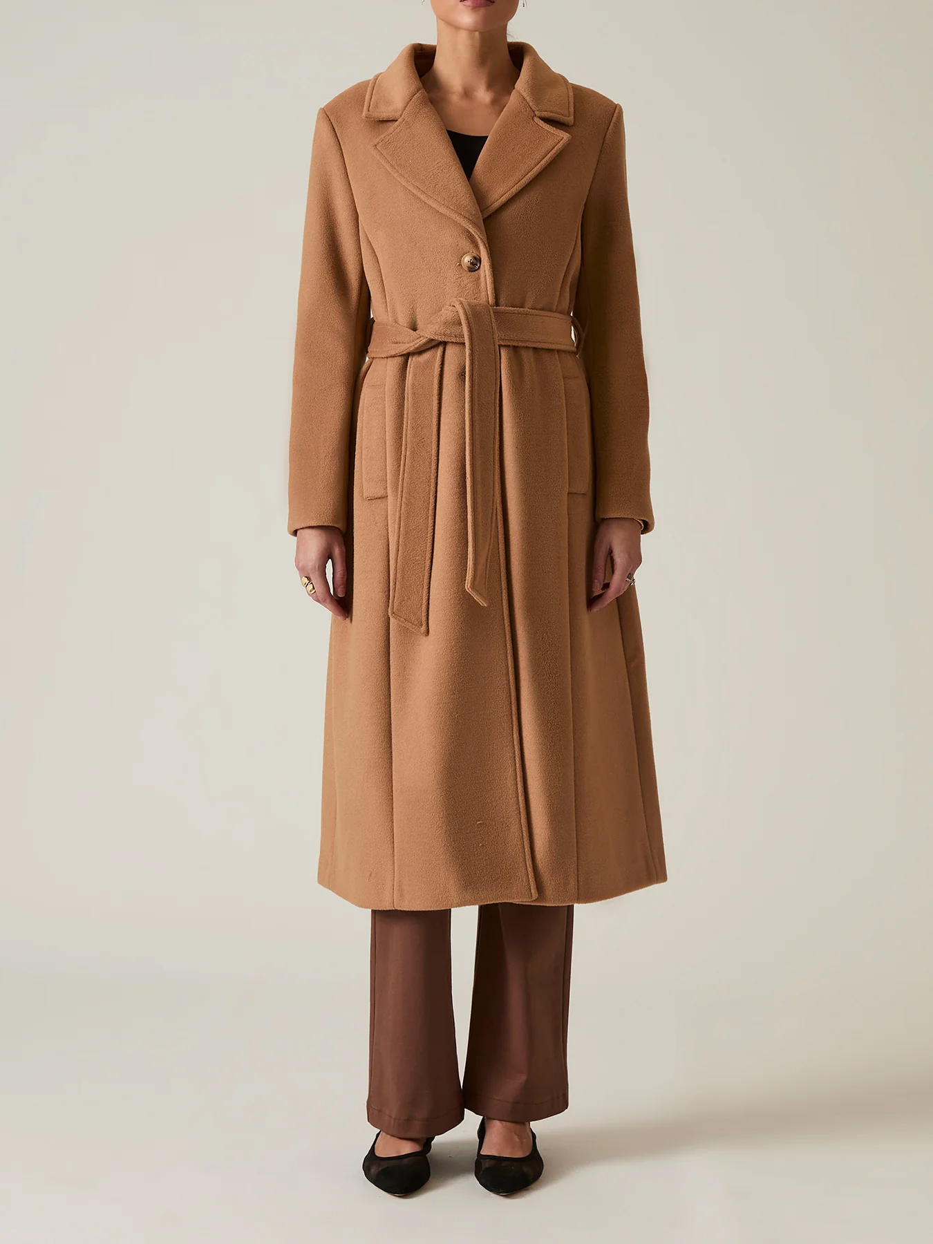 Classic Coat Camel - Image 2