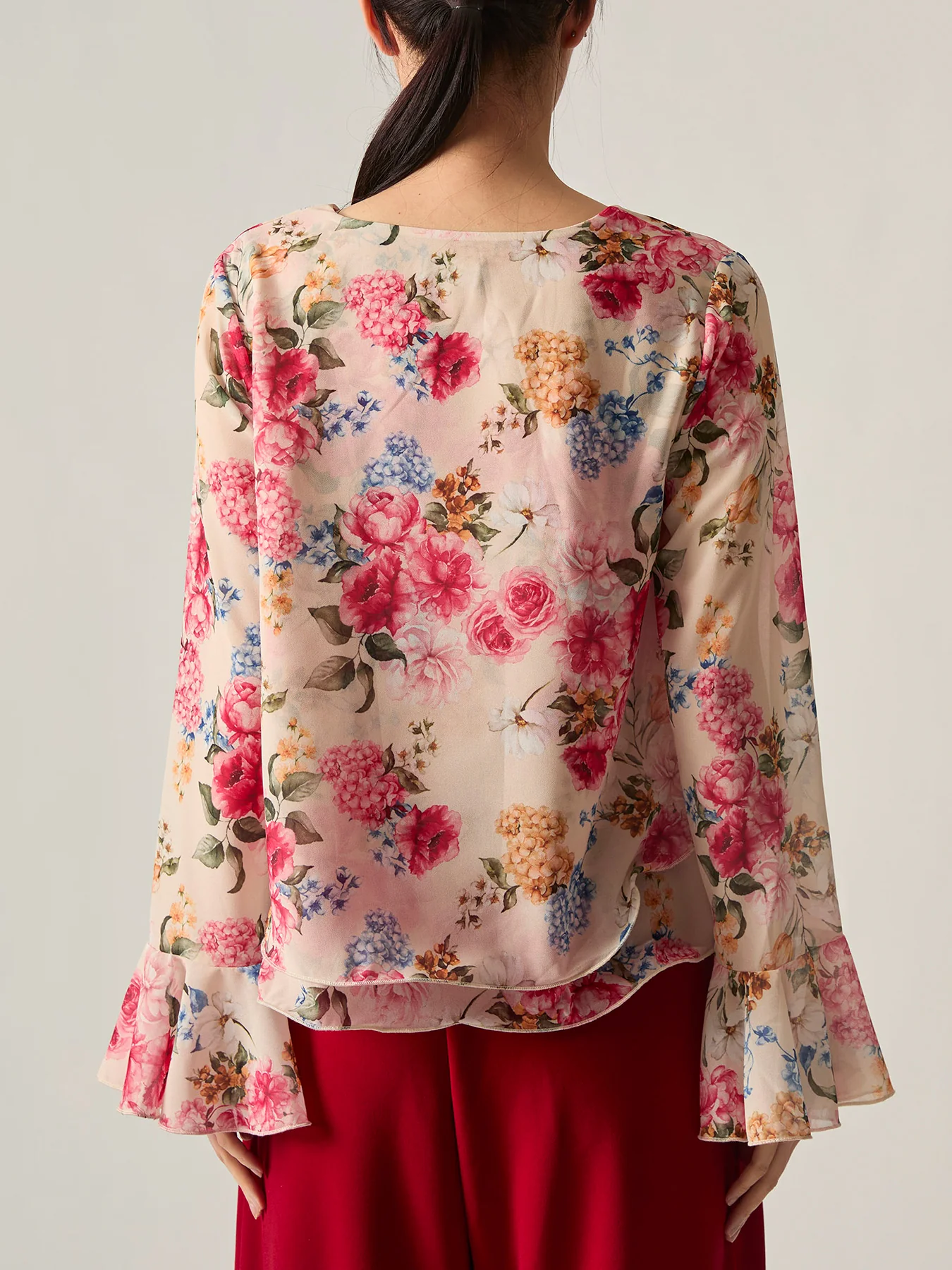 Floral Print Blouse - Image 5