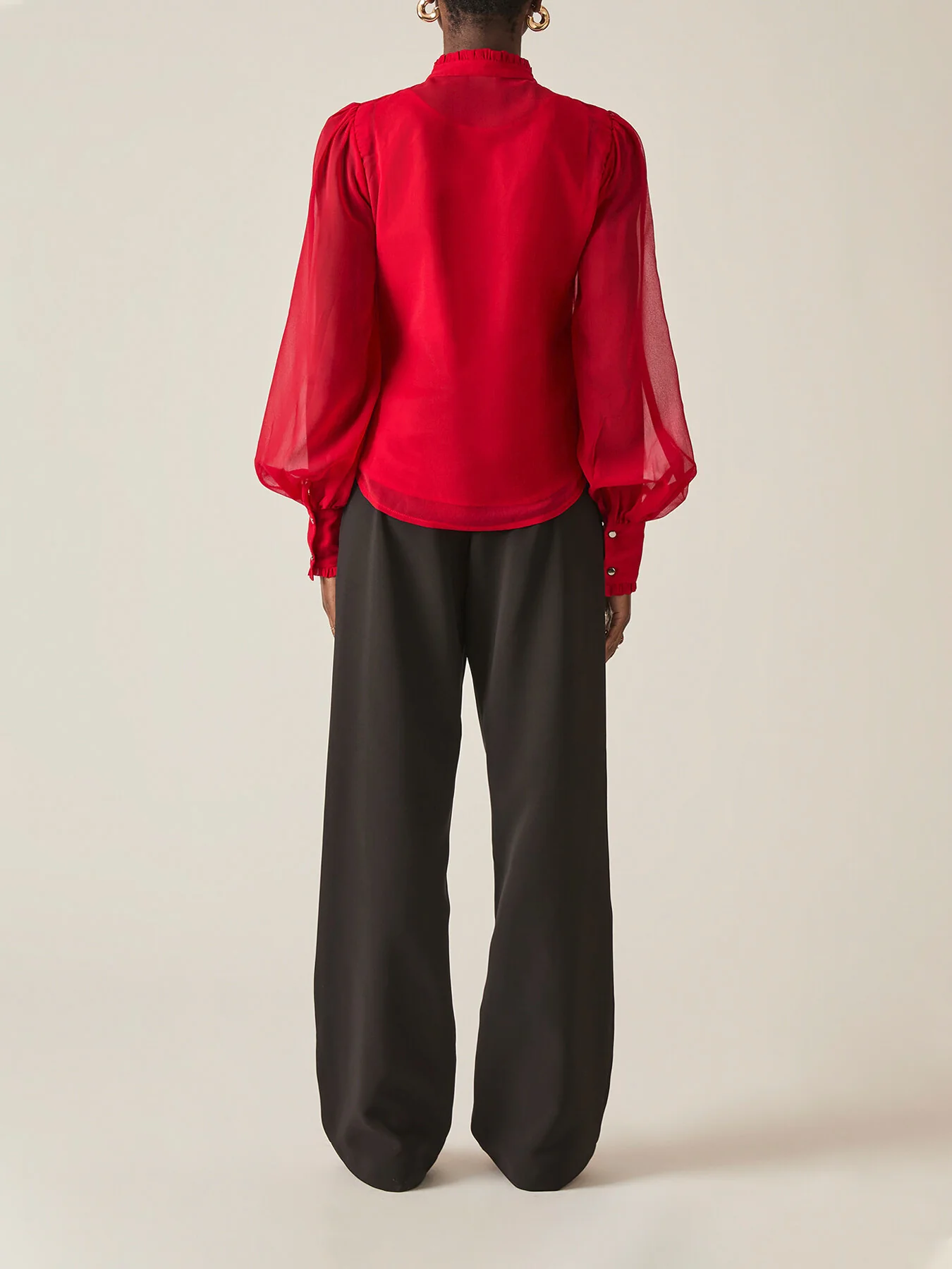 Ruffle Shift Shirt - Image 5