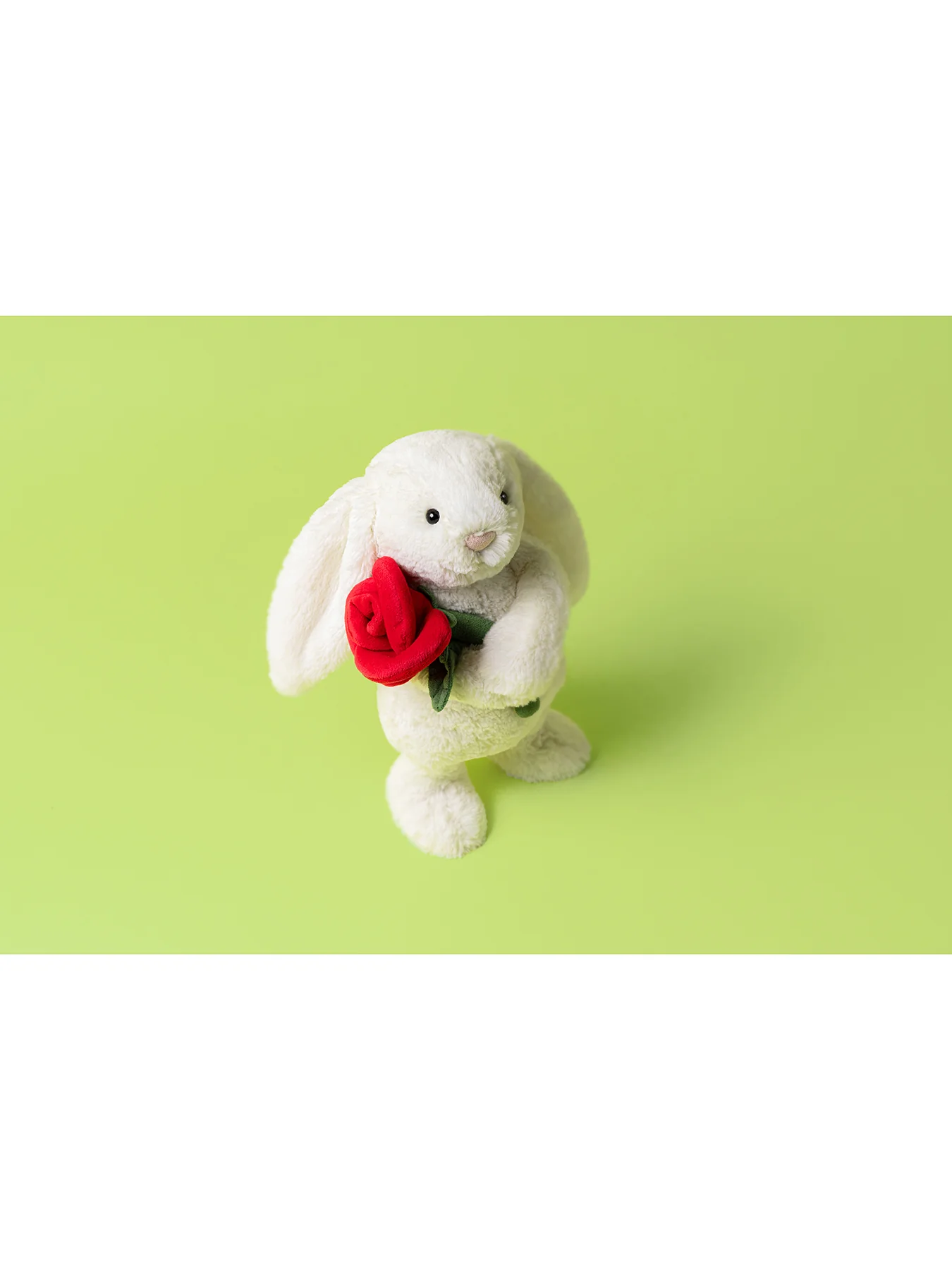 Cream Bunny with Rose - Image 2