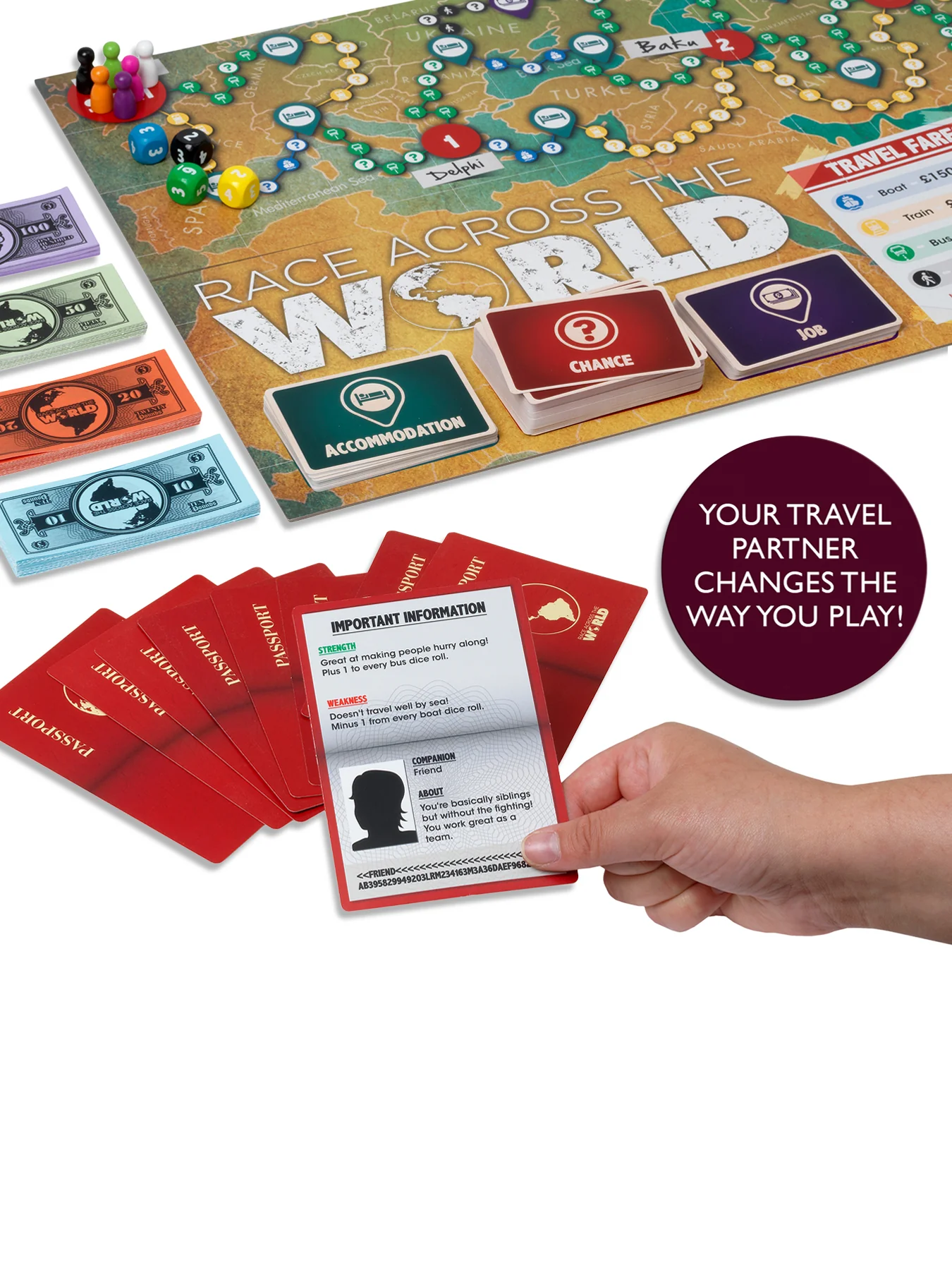Race Across The World Adventure Board Game - Image 3
