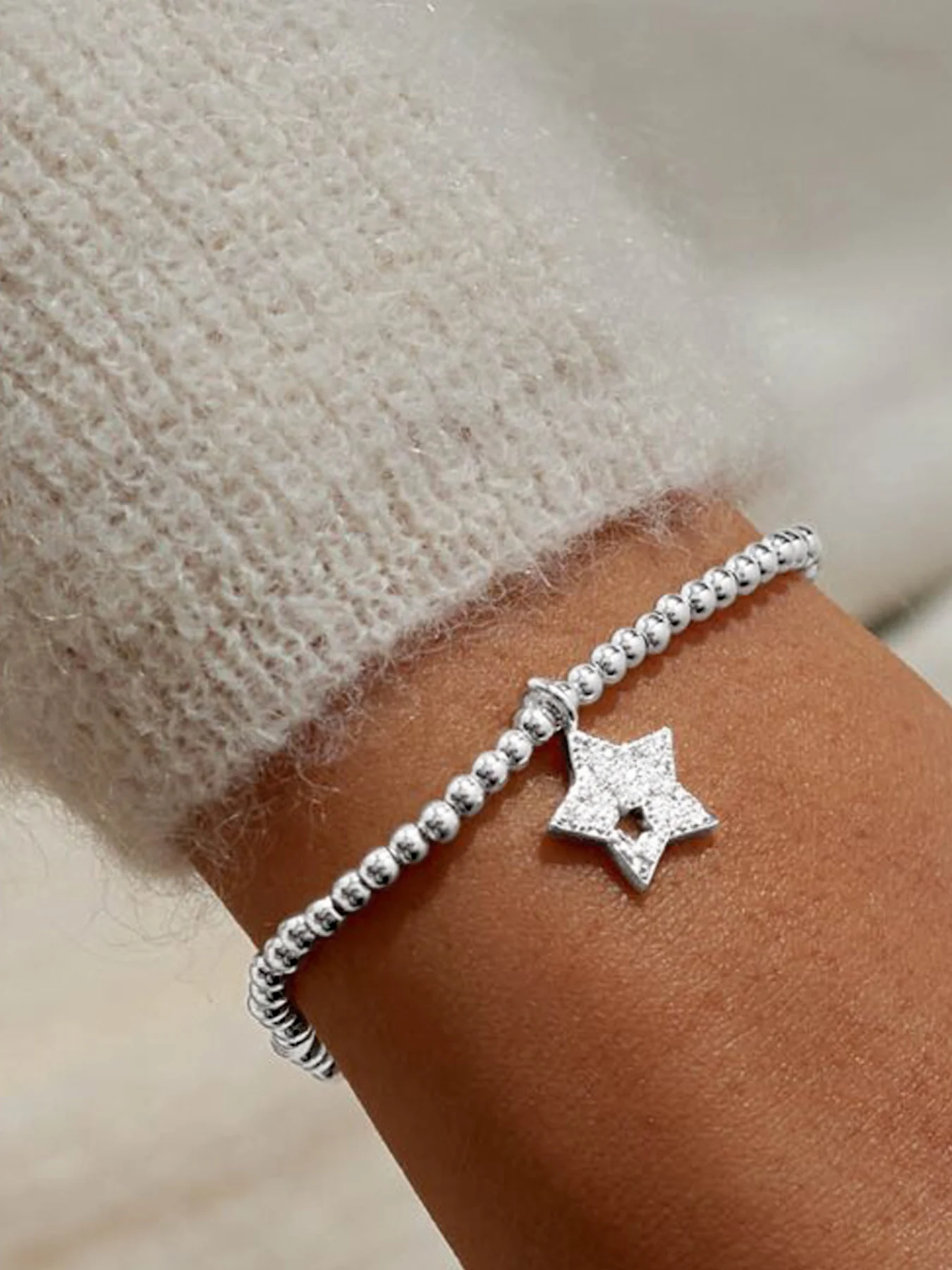 Christmas Wishes Silver Plated Bracelet - Image 2