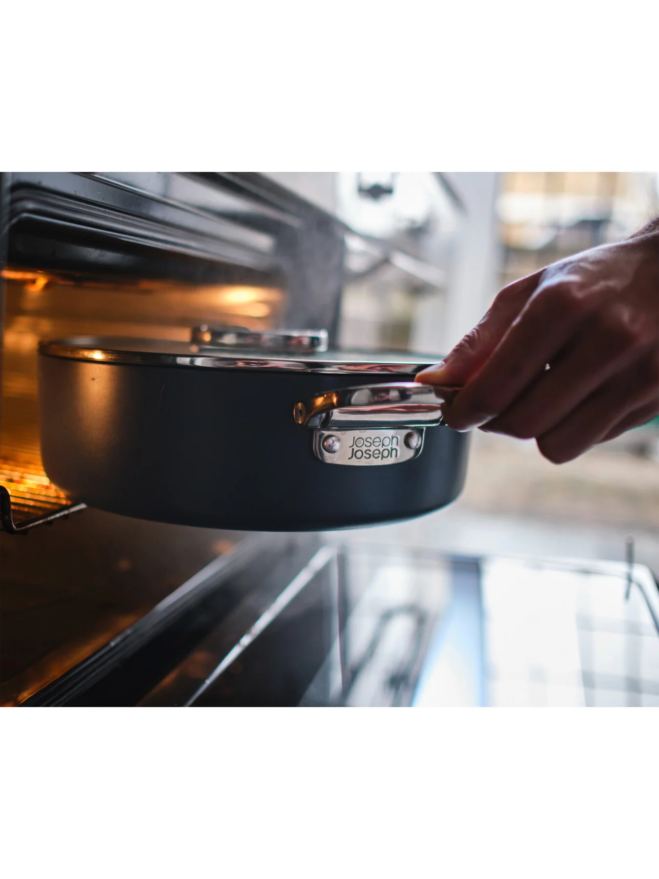 Space Non Stick Shallow Casserole Lid - Image 5