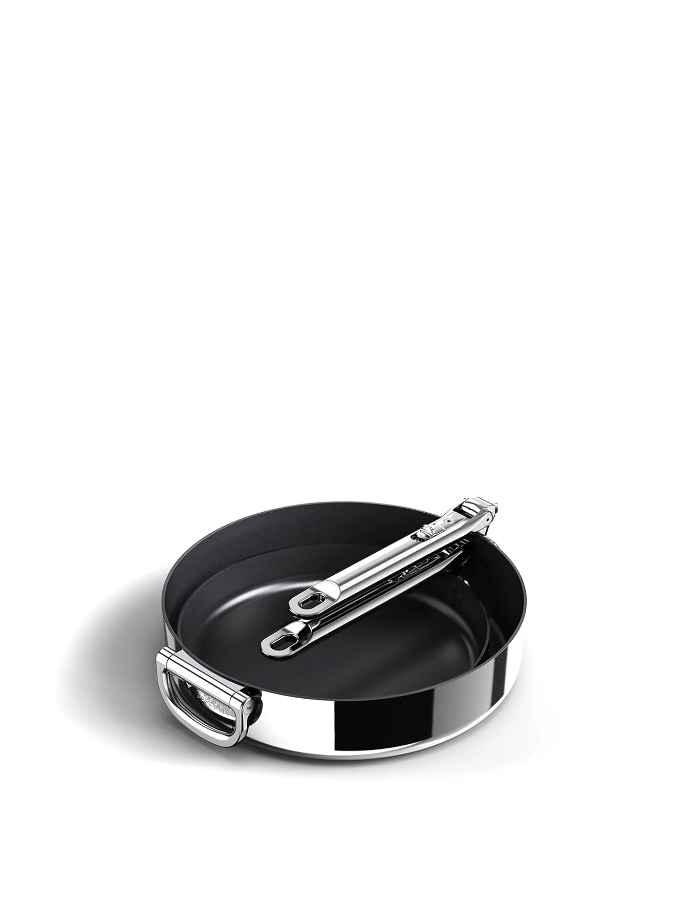 Space Steel Stainless Steel Set of 2 Fry Pan Set - Image 2