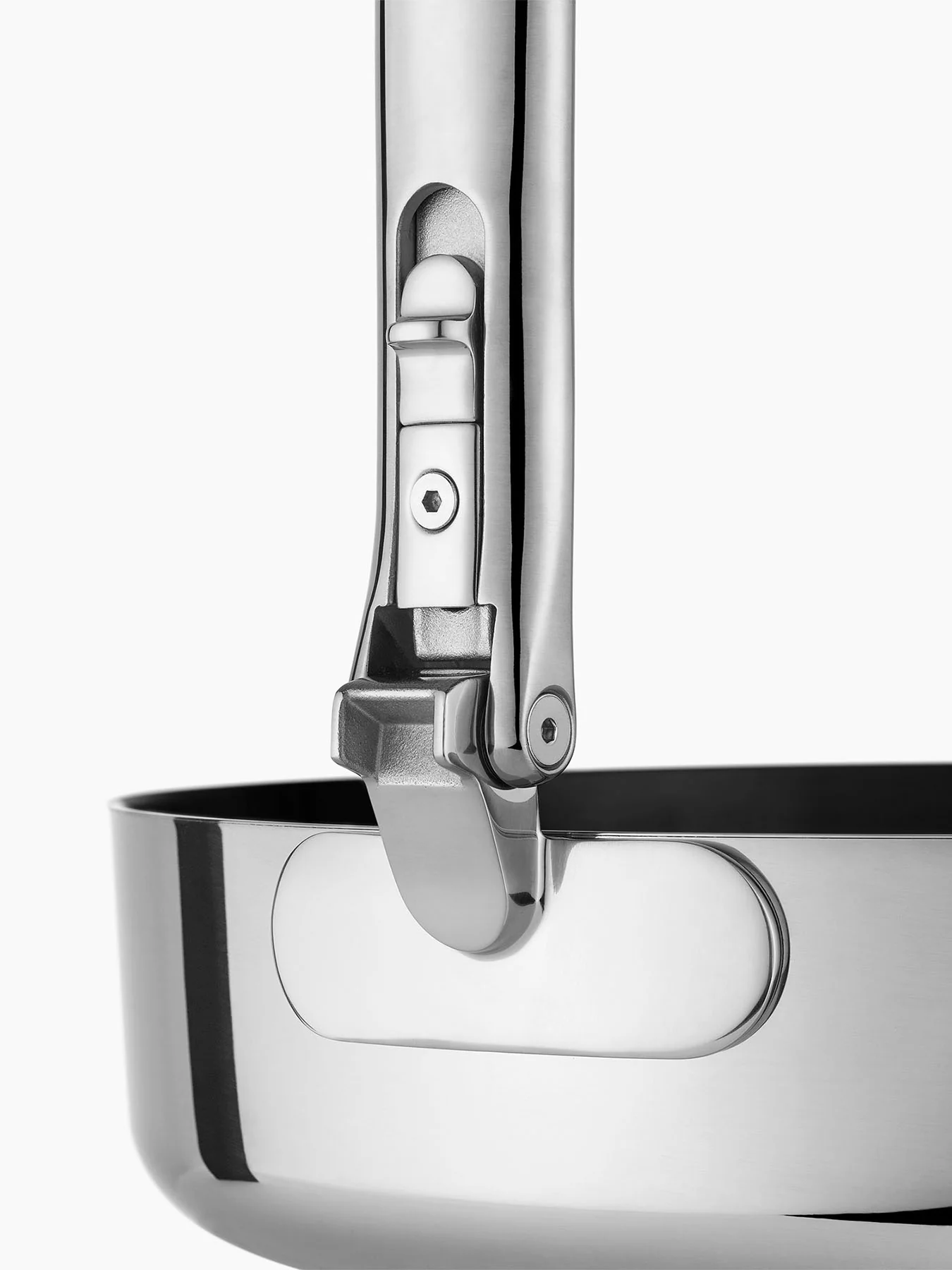 Space Steel Stainless Steel Set of 2 Fry Pan Set - Image 4