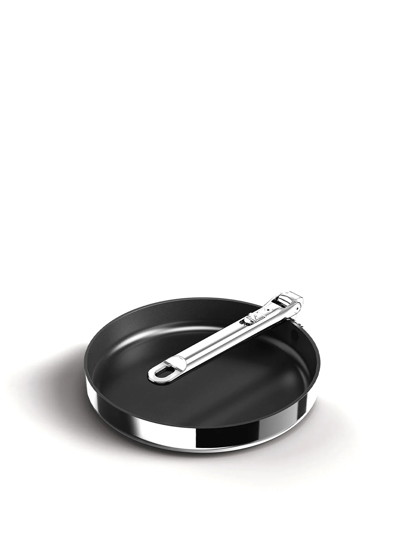 Space Steel Stainless Steel Coated Frying Pan 24cm