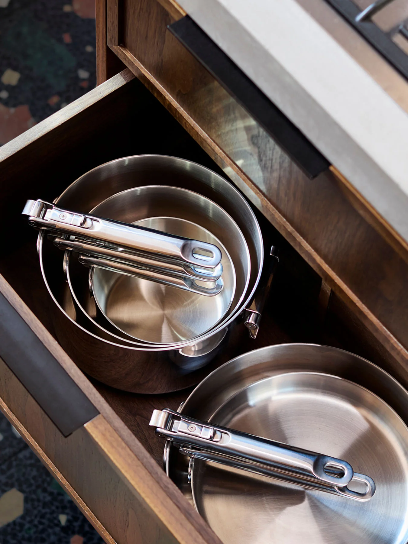Space Steel Stainless Steel Saute pan with Lid 28cm - Image 4