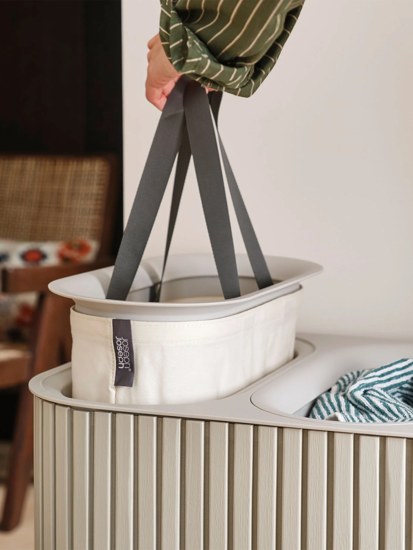 Tota Trio Luxe Laundry Basket 90L - Image 4