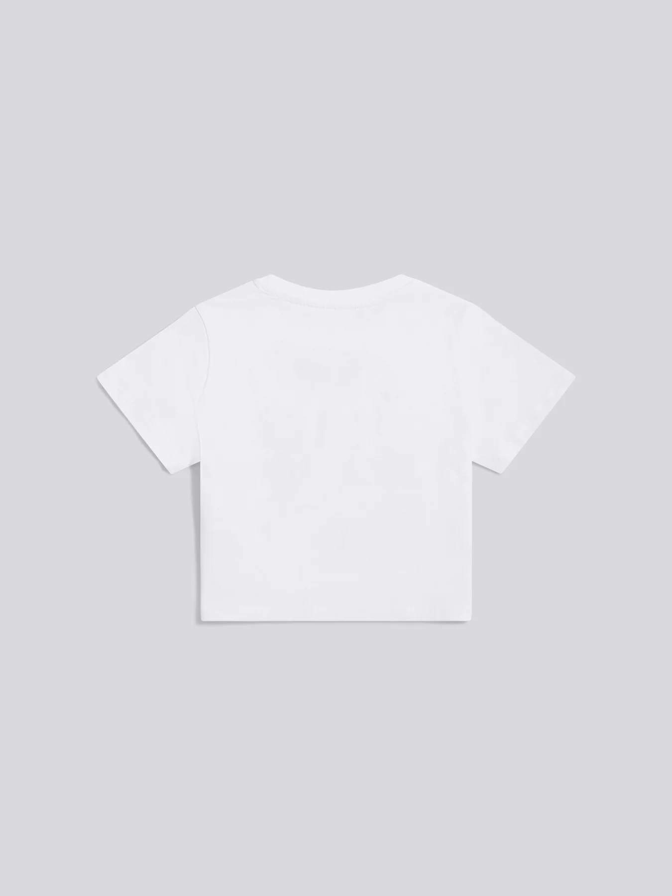 Kids' Branded T-Shirt White - Image 2