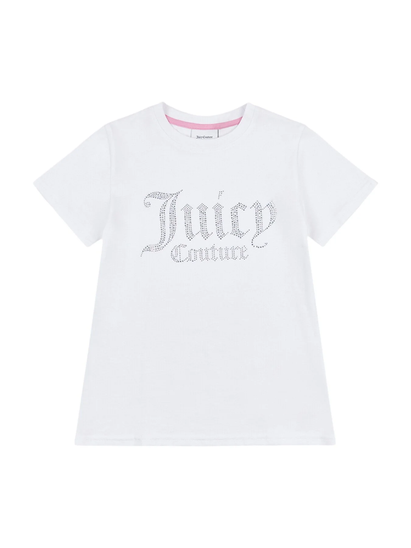 Diamante Fitted Tee White