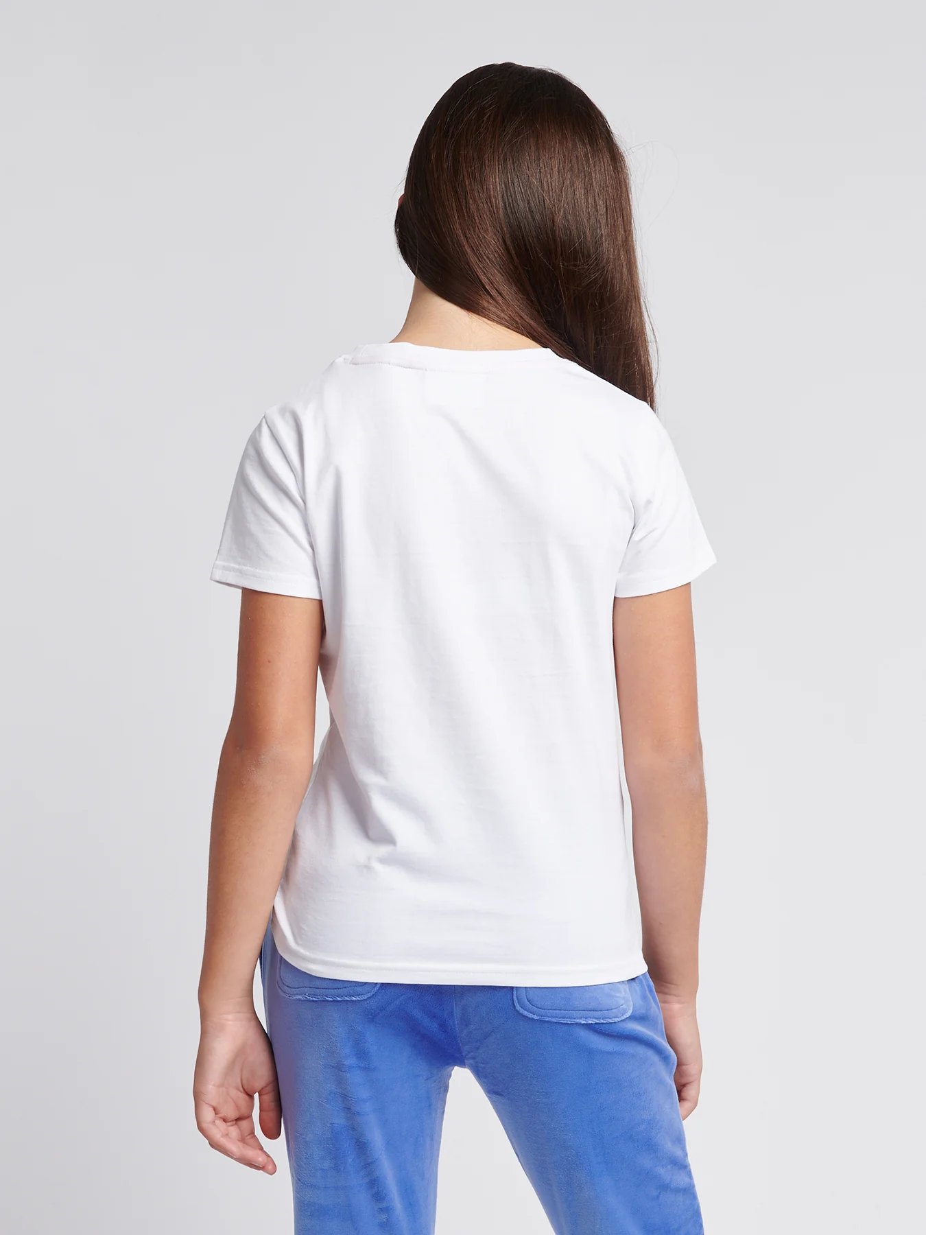 Diamante Fitted Tee White - Image 7