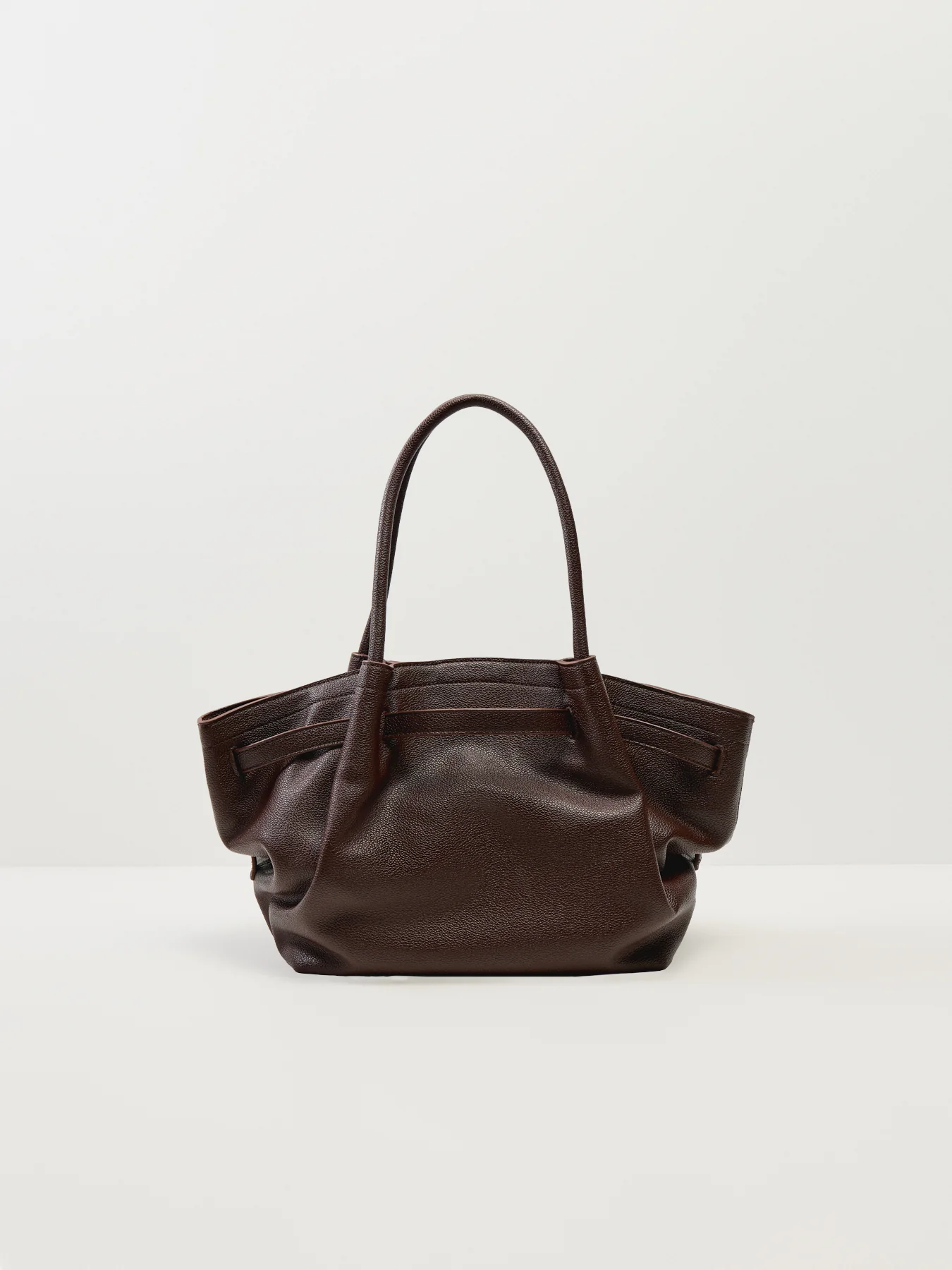 Hana Medium Tote Bag Dark Brown - Image 3