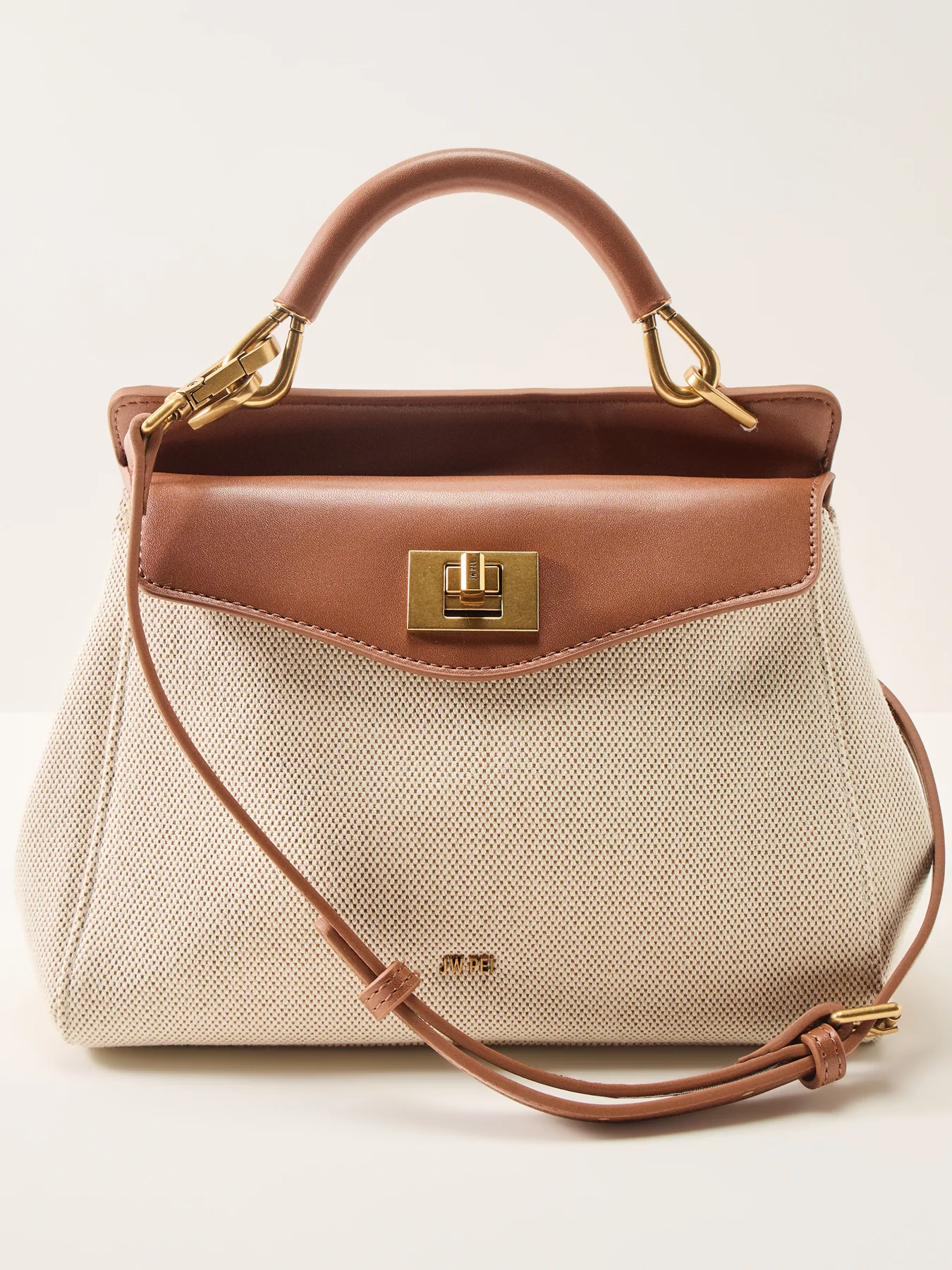 Lucia Classic Top Handle Bag Black - Image 5