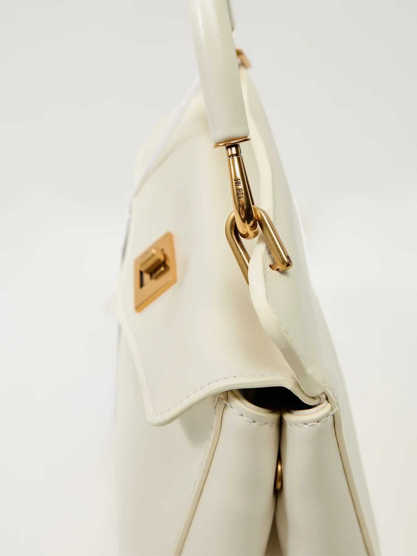 Lucia Classic Top Handbag White - Image 5
