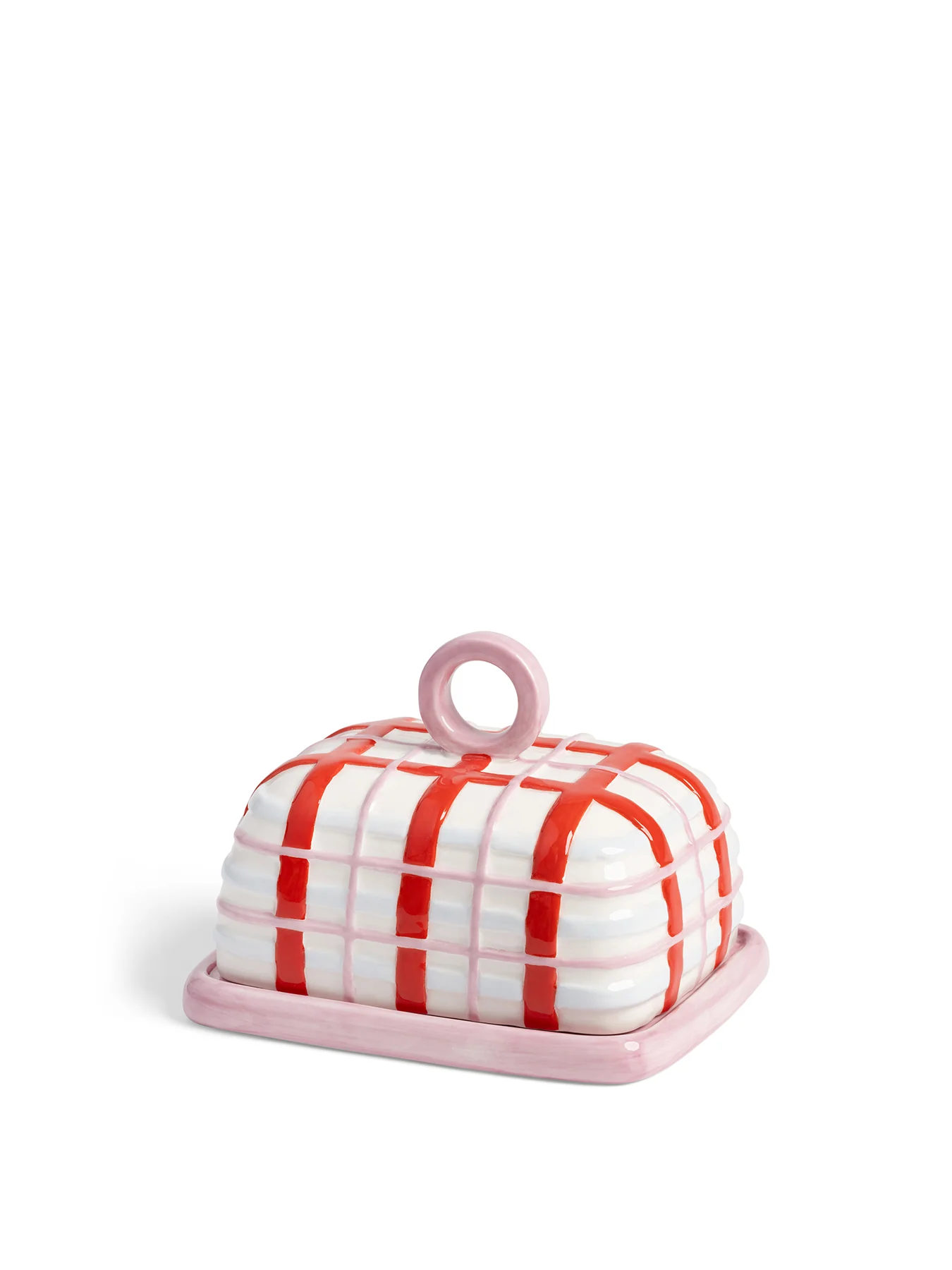 Butter Dish Plaid Print - Image 3