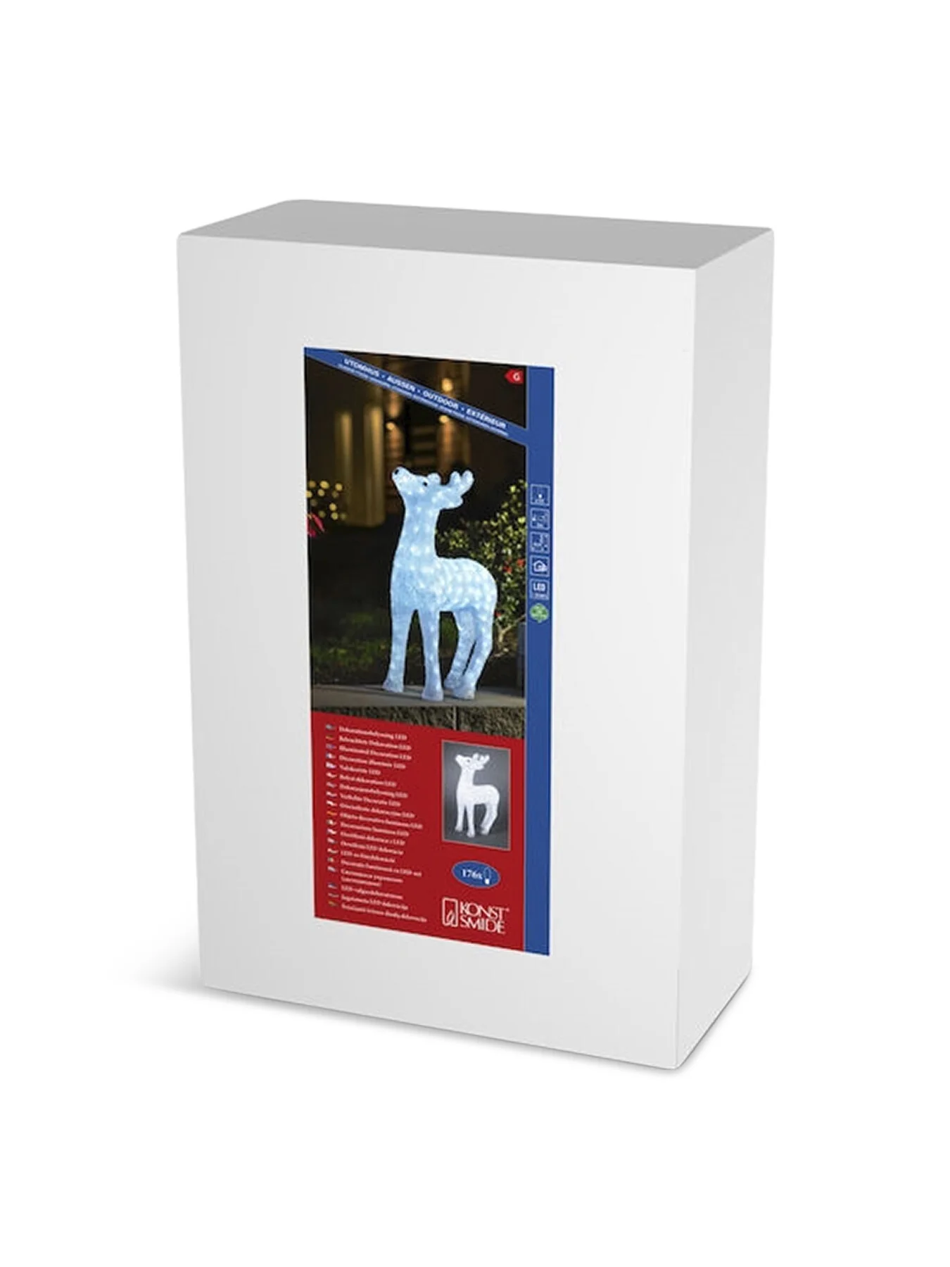 Acrylic Reindeer With White Led 60cm - Image 4