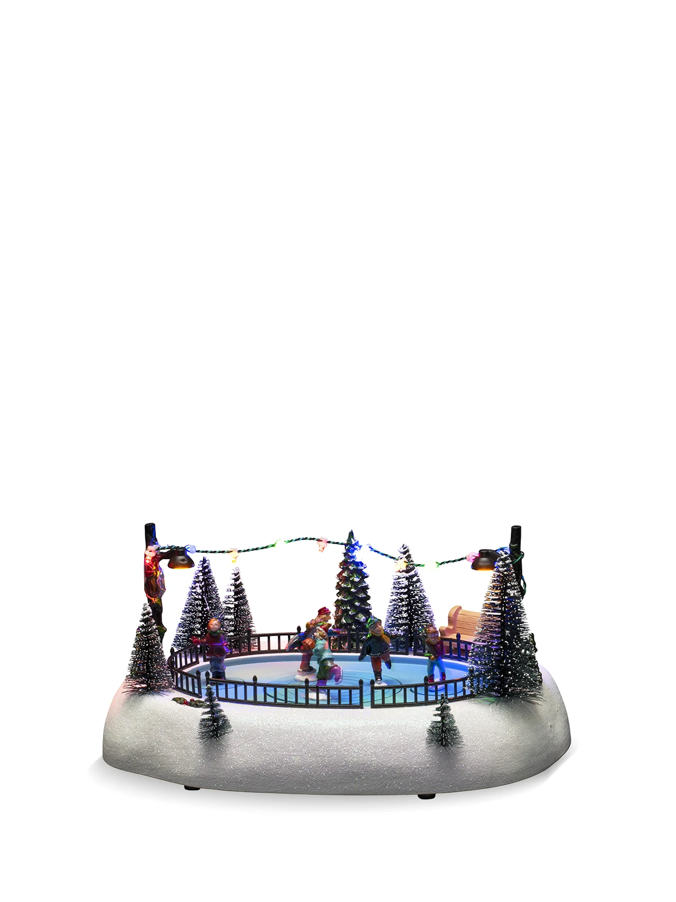 Ice Rink 12 LED Music USB Christmas Decoration