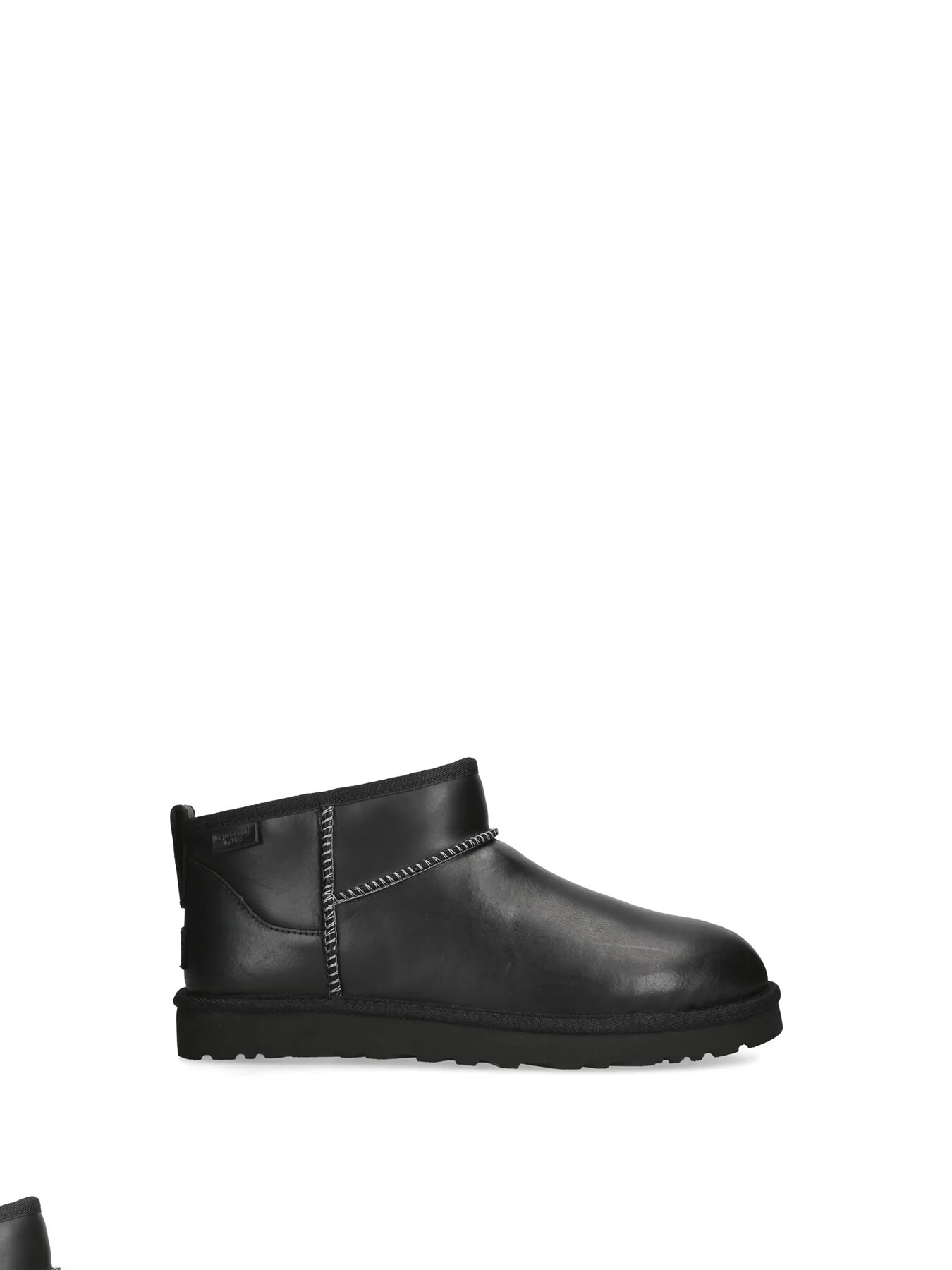 Mens Classic Ultra Mini Regenerate Leather Ankle Boots - Image 4