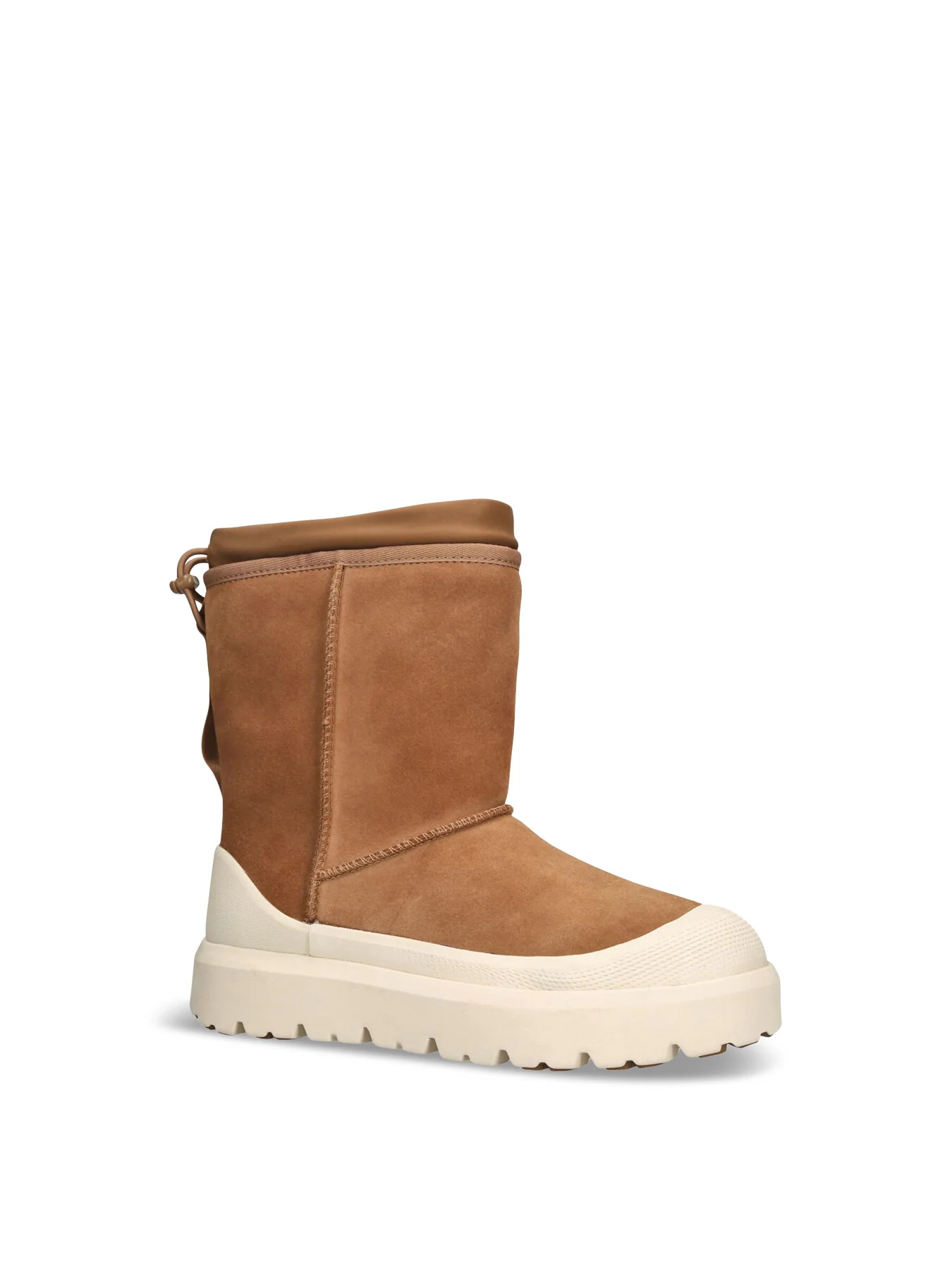 Mens Weather Hybrid Short Suede Hiking Boots Tan