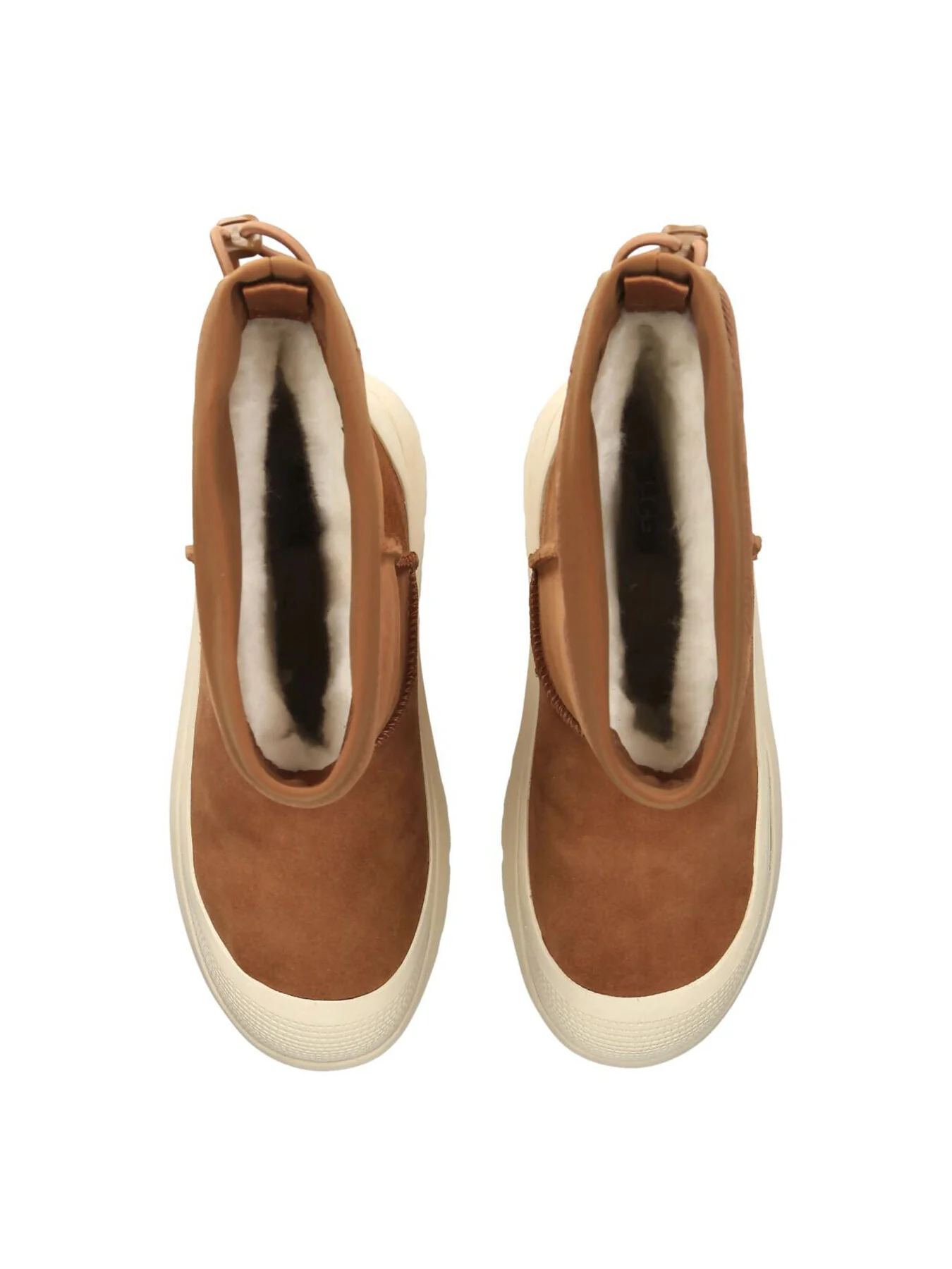 Mens Weather Hybrid Short Suede Hiking Boots Tan - Image 2