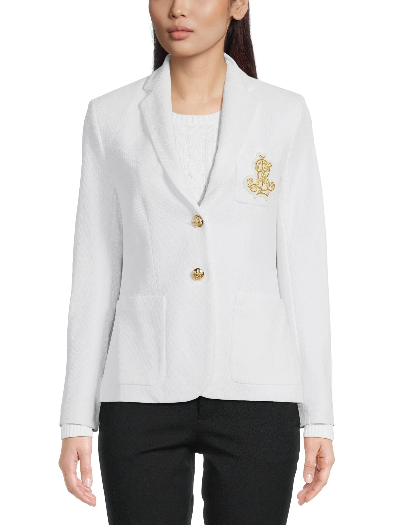 Anfisa Lined Blazer White - Image 10