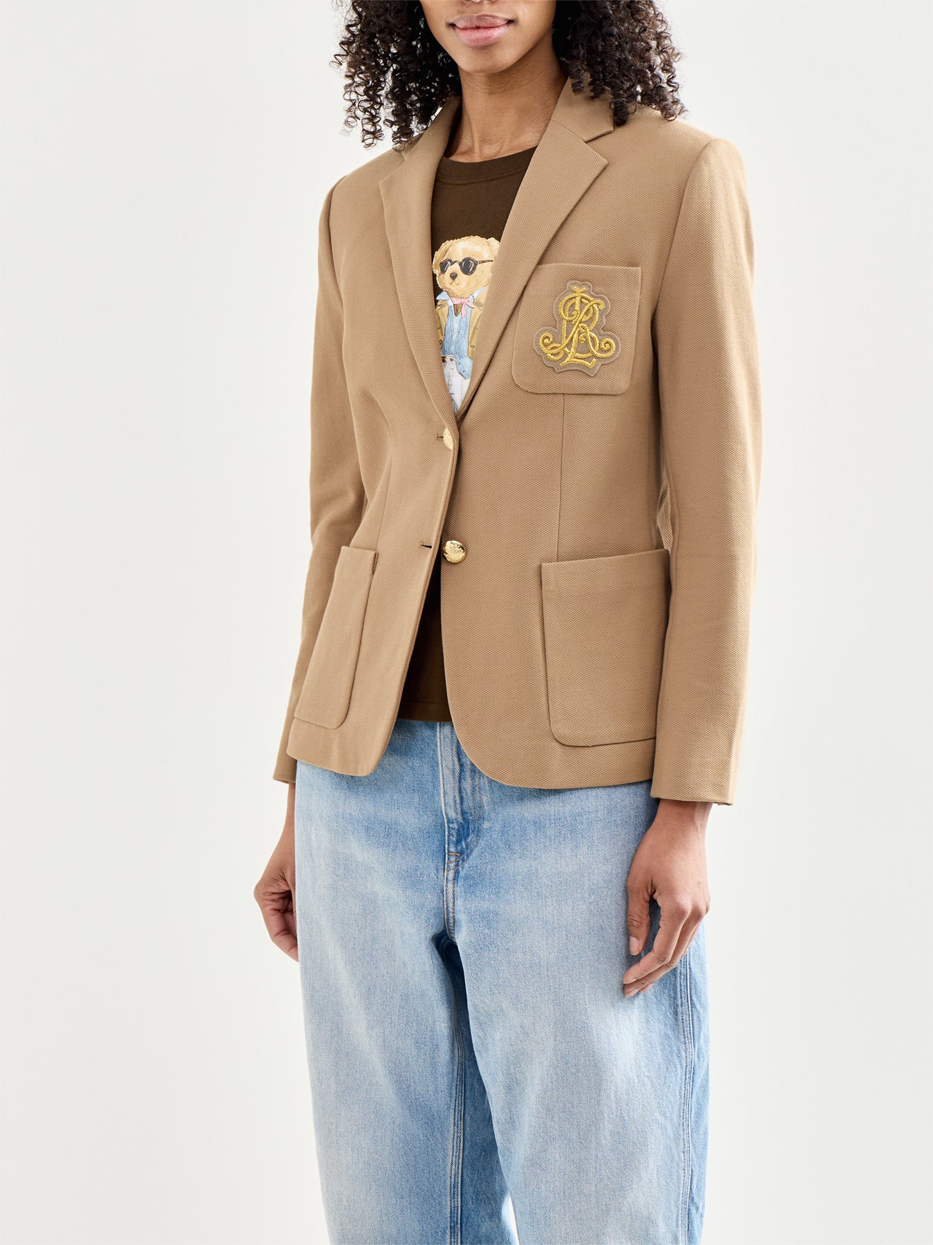 Anfisa Lined Jacket Beige - Image 4