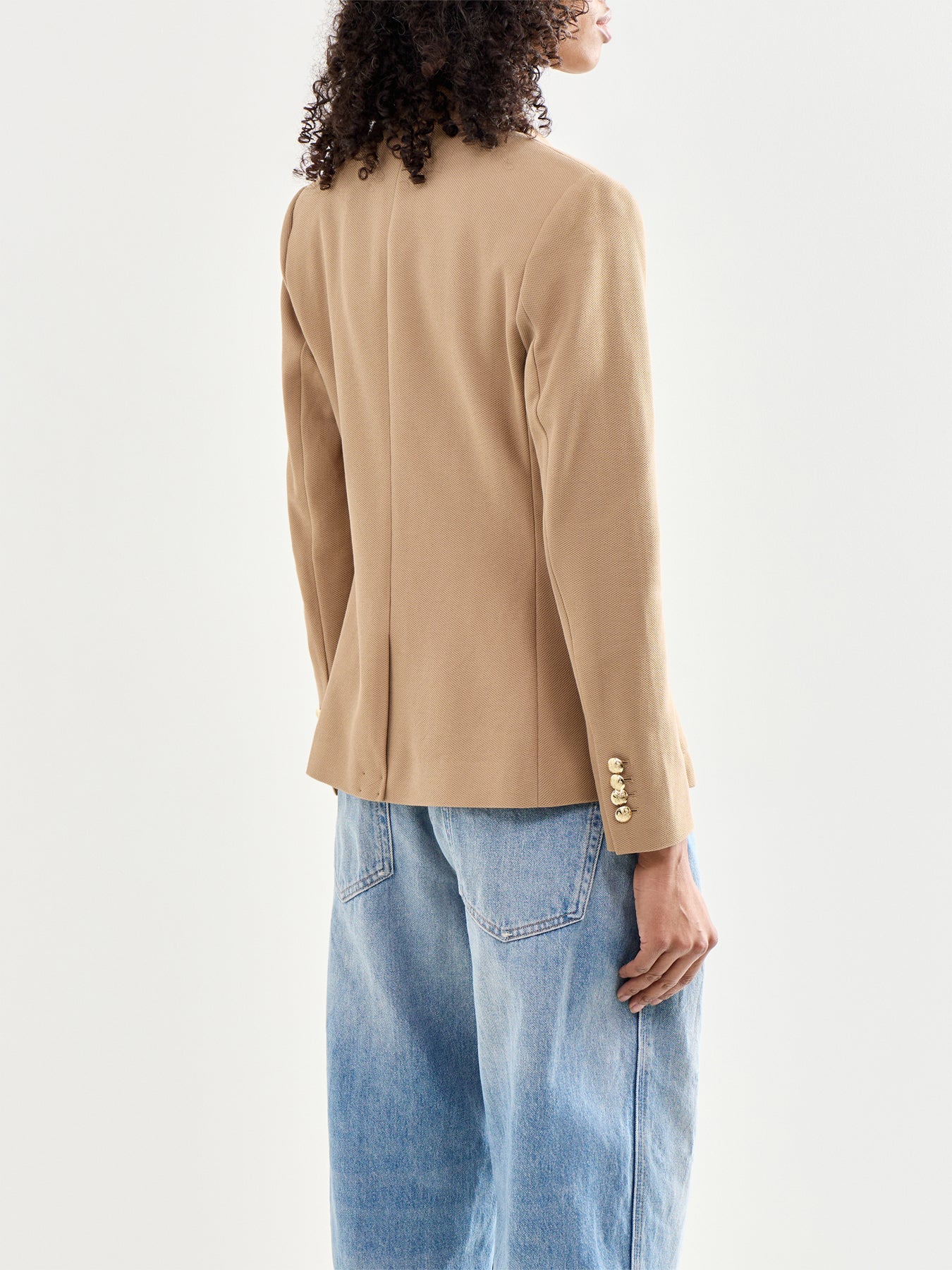 Anfisa Lined Jacket Beige - Image 5