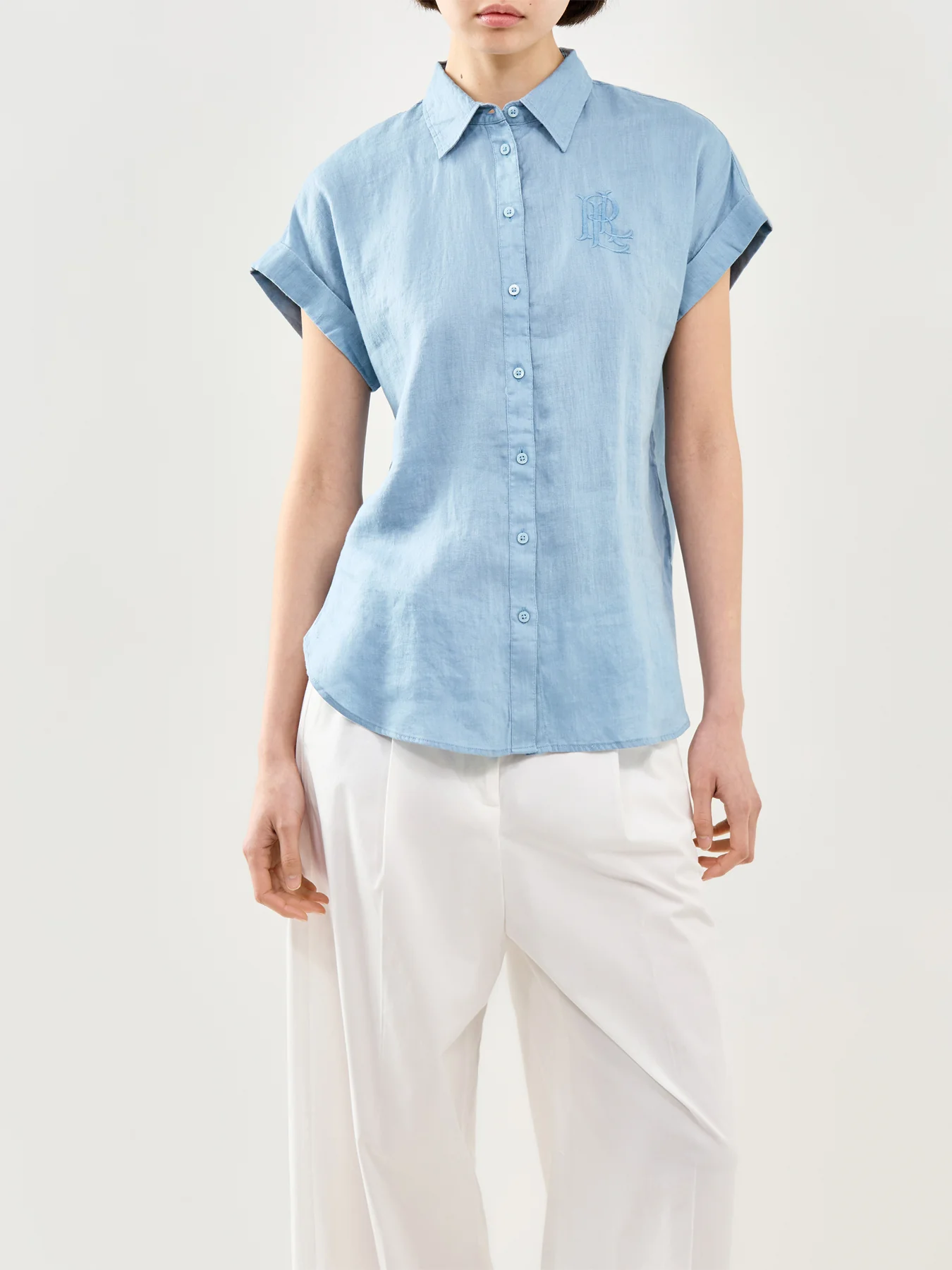 Short Sleeve Shirt Blue - Image 4