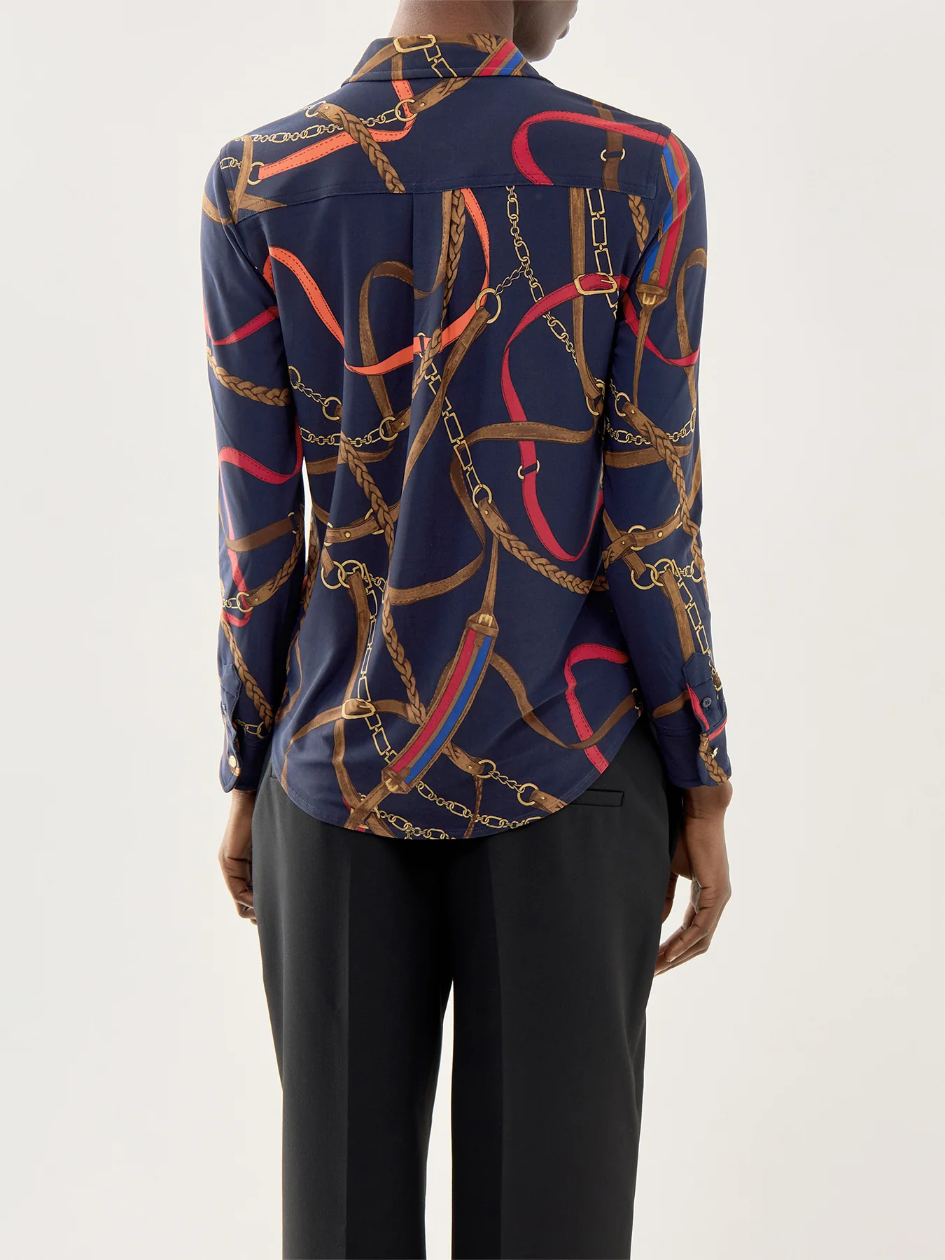 Daquane Long Sleeve Navy - Image 5