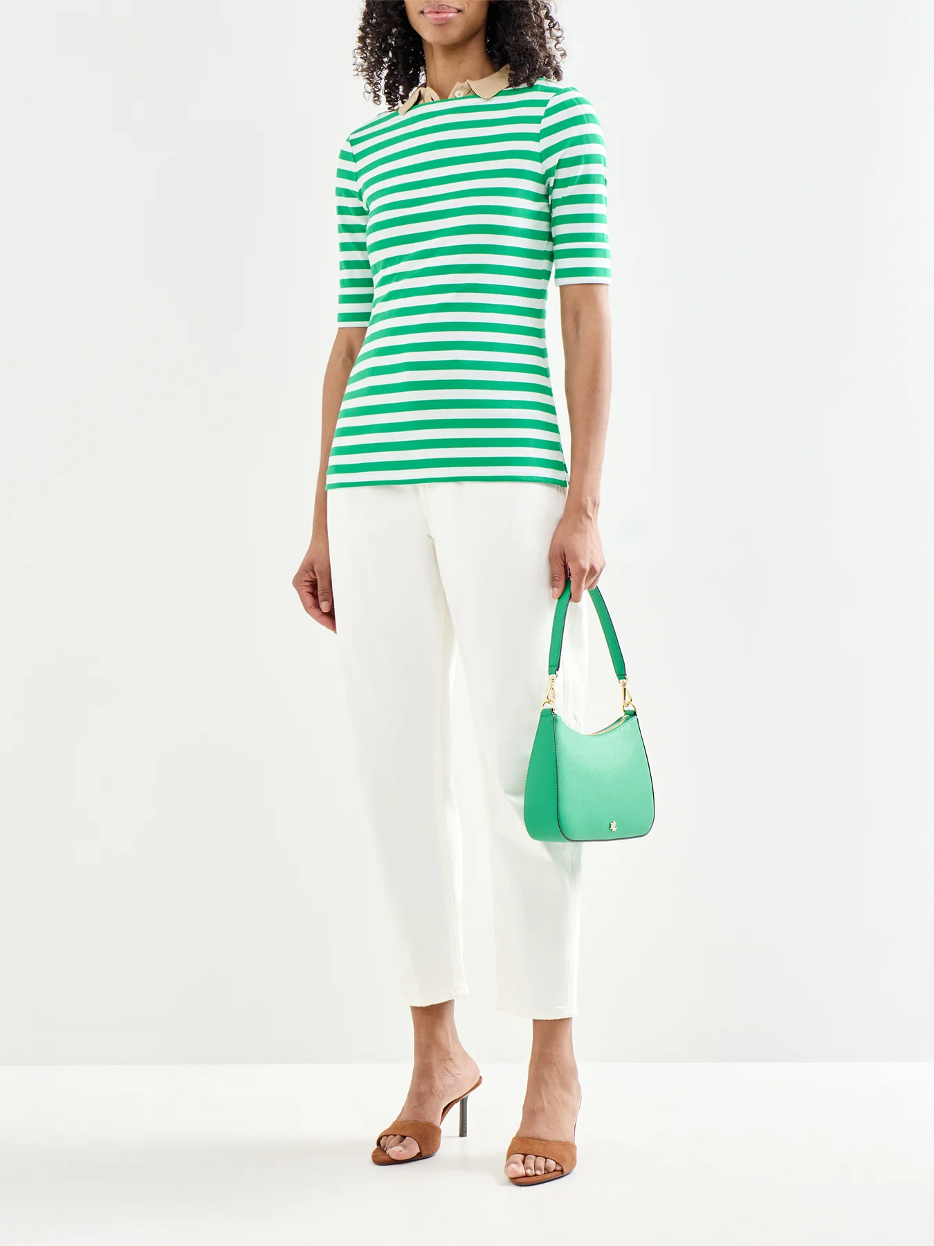Judy Mid Sleeve T-Shirt Multi - Image 2