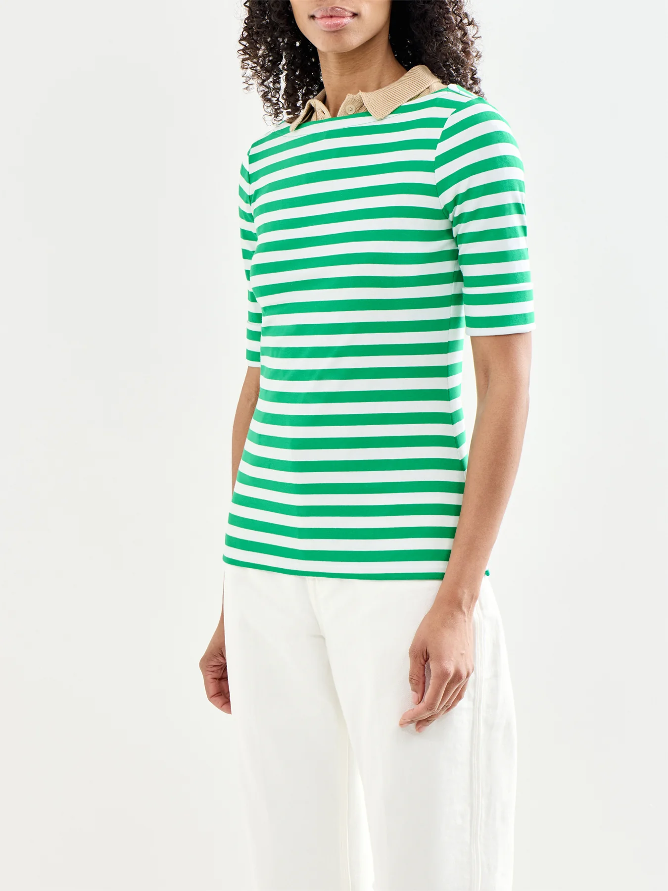 Judy Mid Sleeve T-Shirt Multi - Image 4