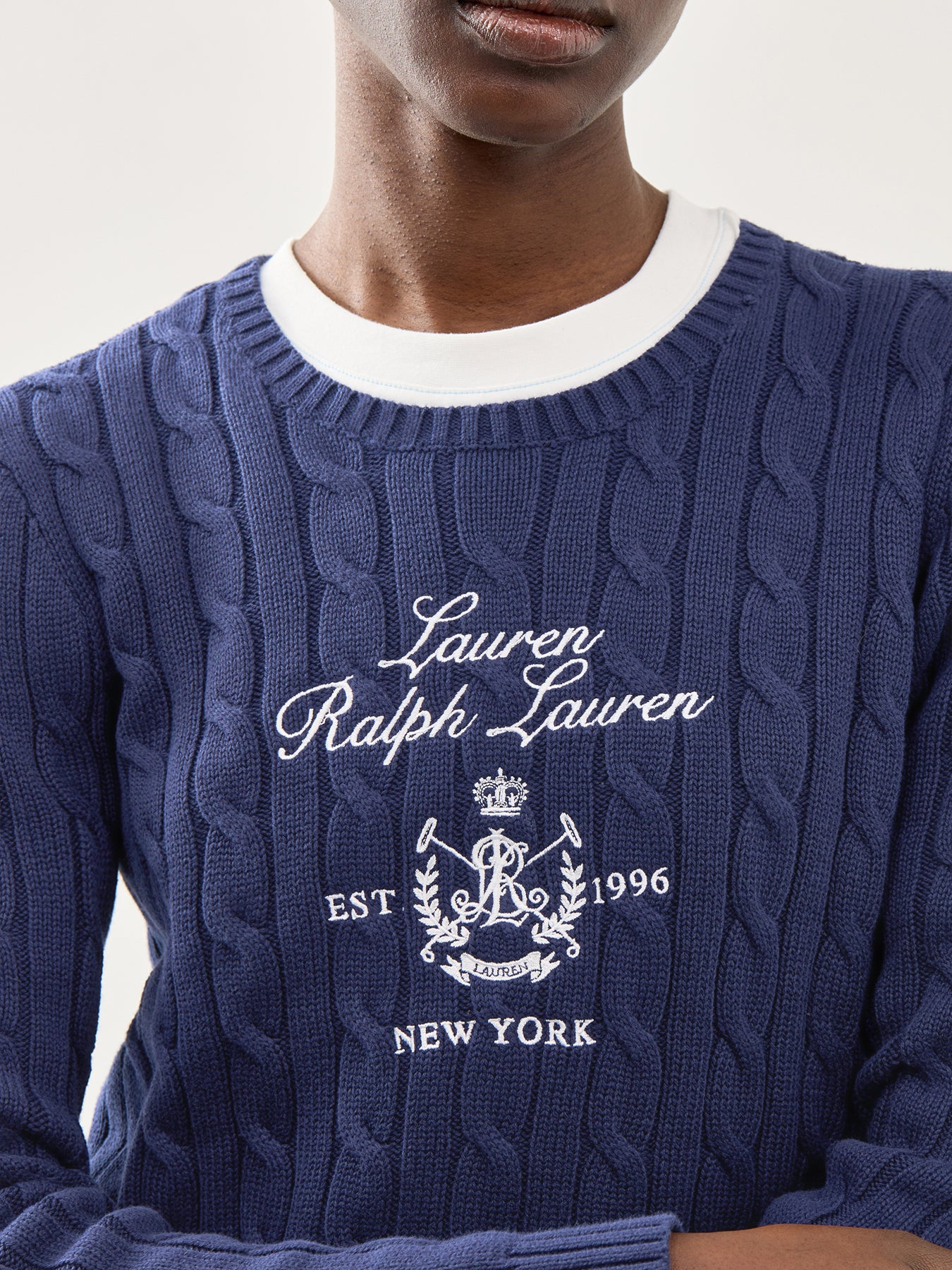 Rinett Long Sleeve Pullover Navy - Image 3