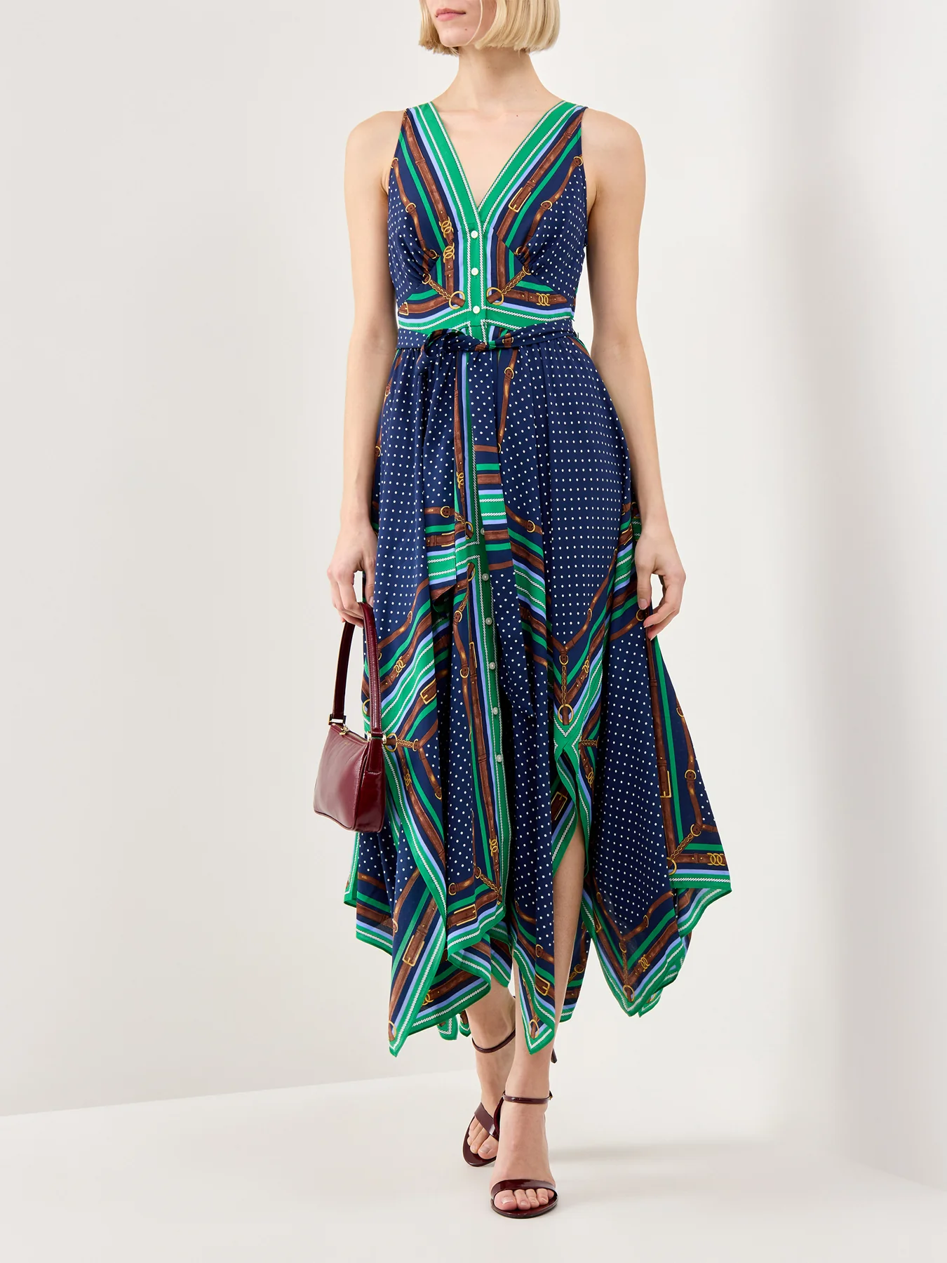 Vroshbee Sleeveless Day Dress Blue - Image 2