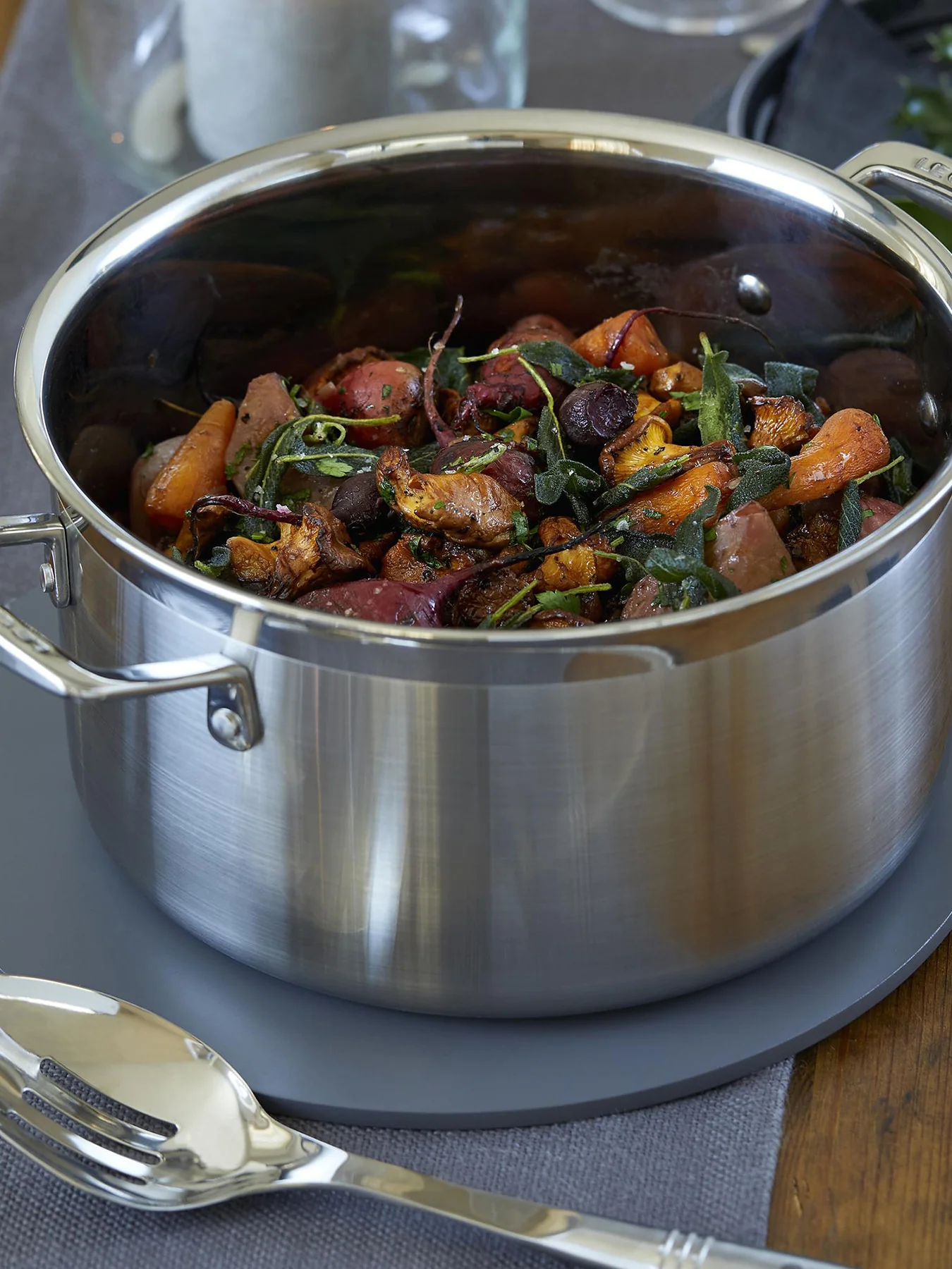 3-Ply Stainless Steel Deep Casserole 20cm - Image 5