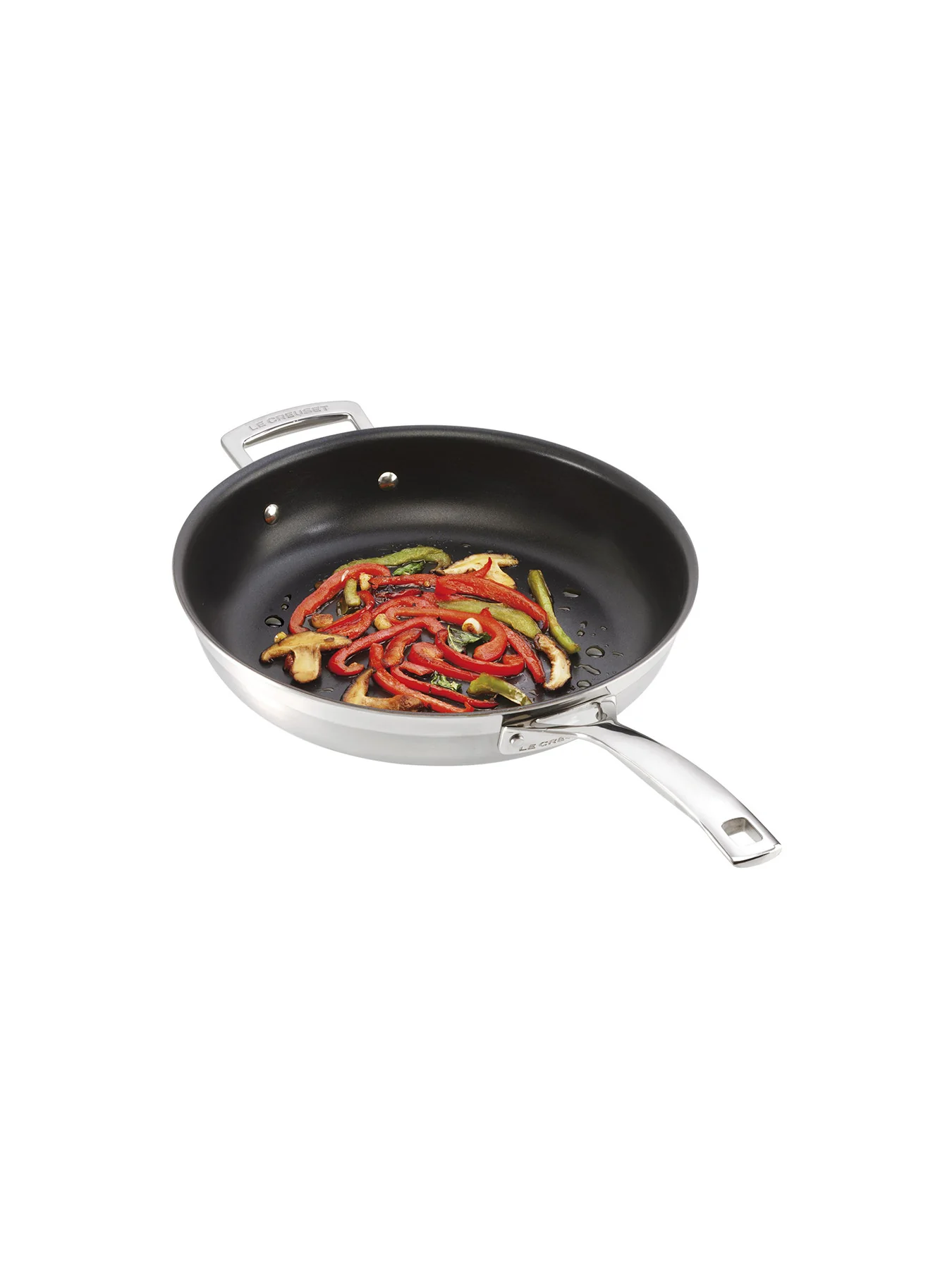 3-Ply Stainless Steel Non-Stick Frying Pan with Helper Handle 30 cm - Image 4