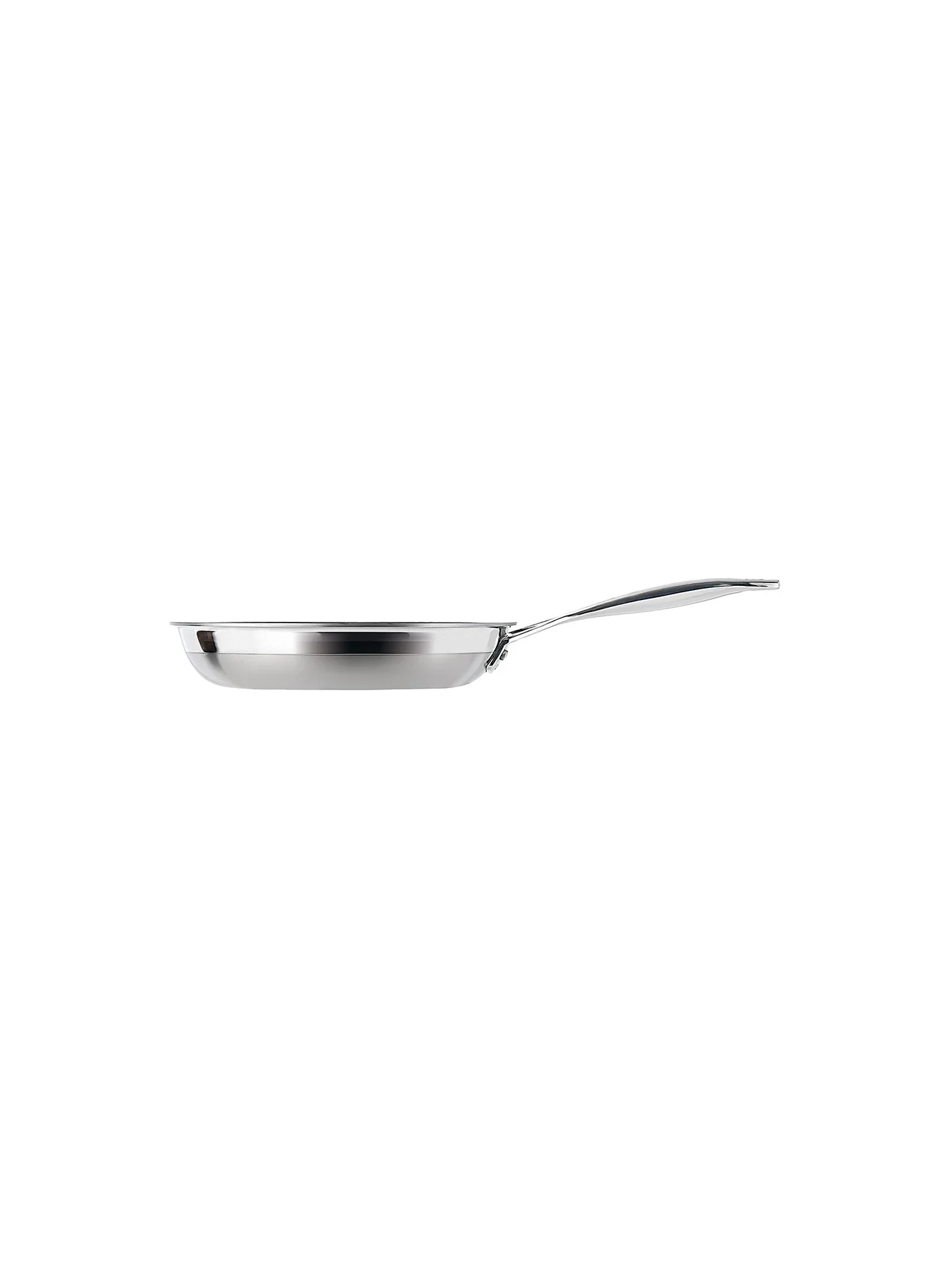 3-Ply Stainless Steel Uncoated Frying Pan 24cm - Image 3