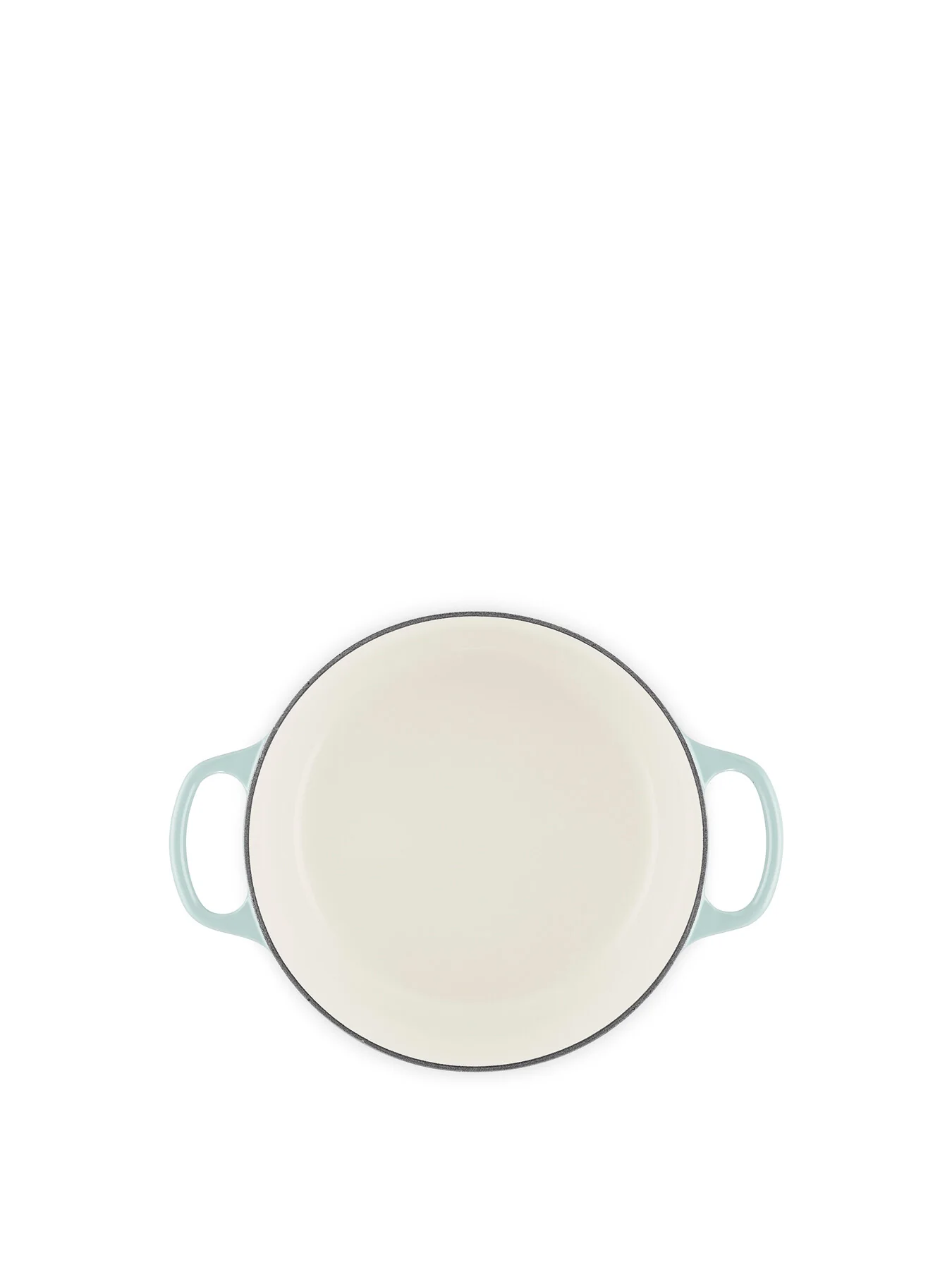 Cast Iron Round Casserole 24cm Sea Salt - Image 5