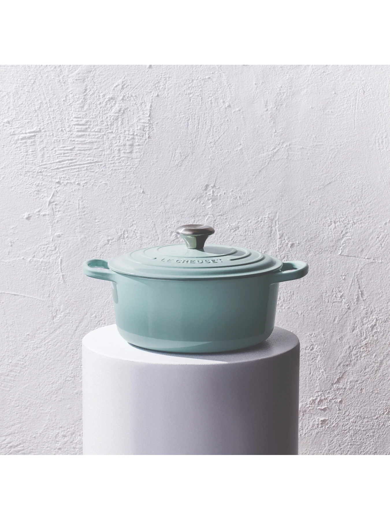 Cast Iron Round Casserole 24cm Sea Salt - Image 7