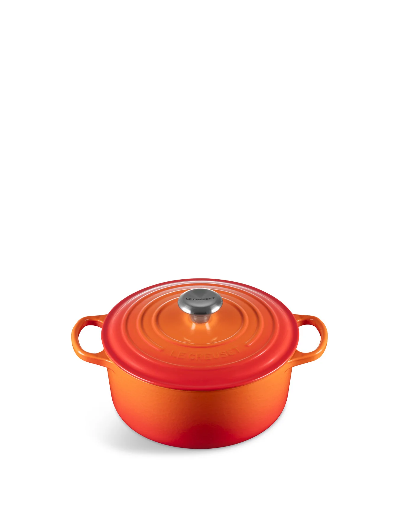 Cast Iron Round Casserole 24cm Volcanic - Image 9